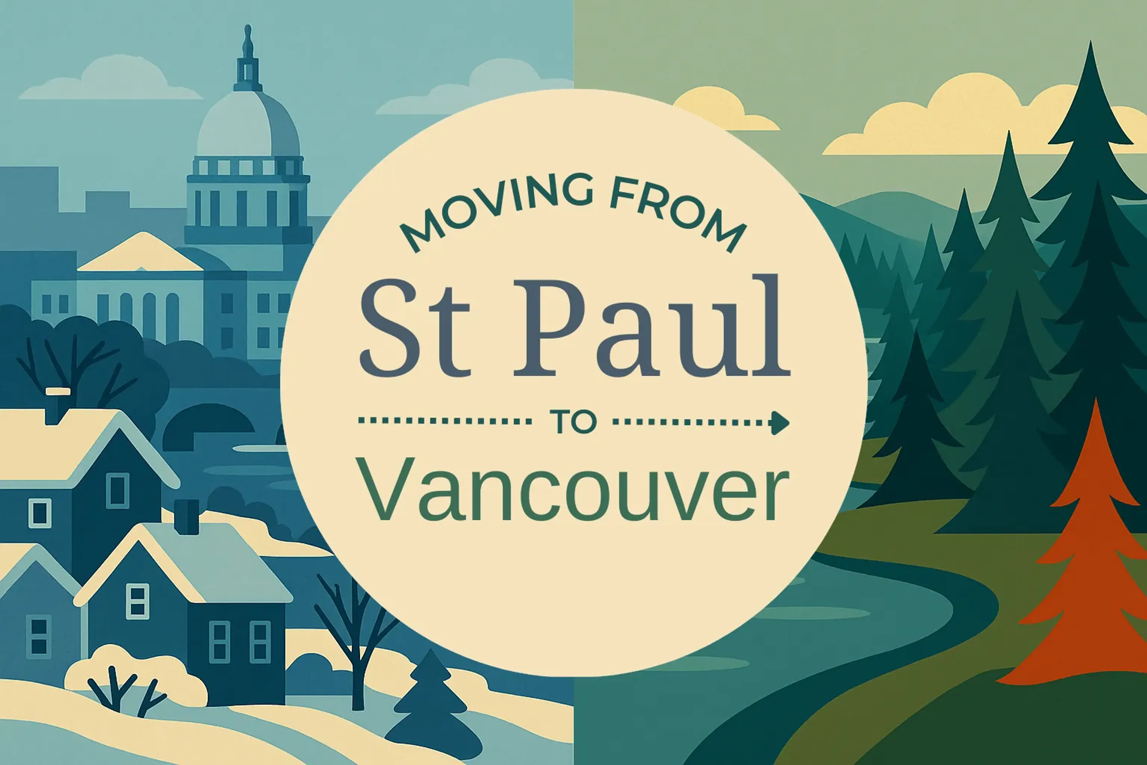 Side-by-side comparison of St. Paul to Vancouver moving companies