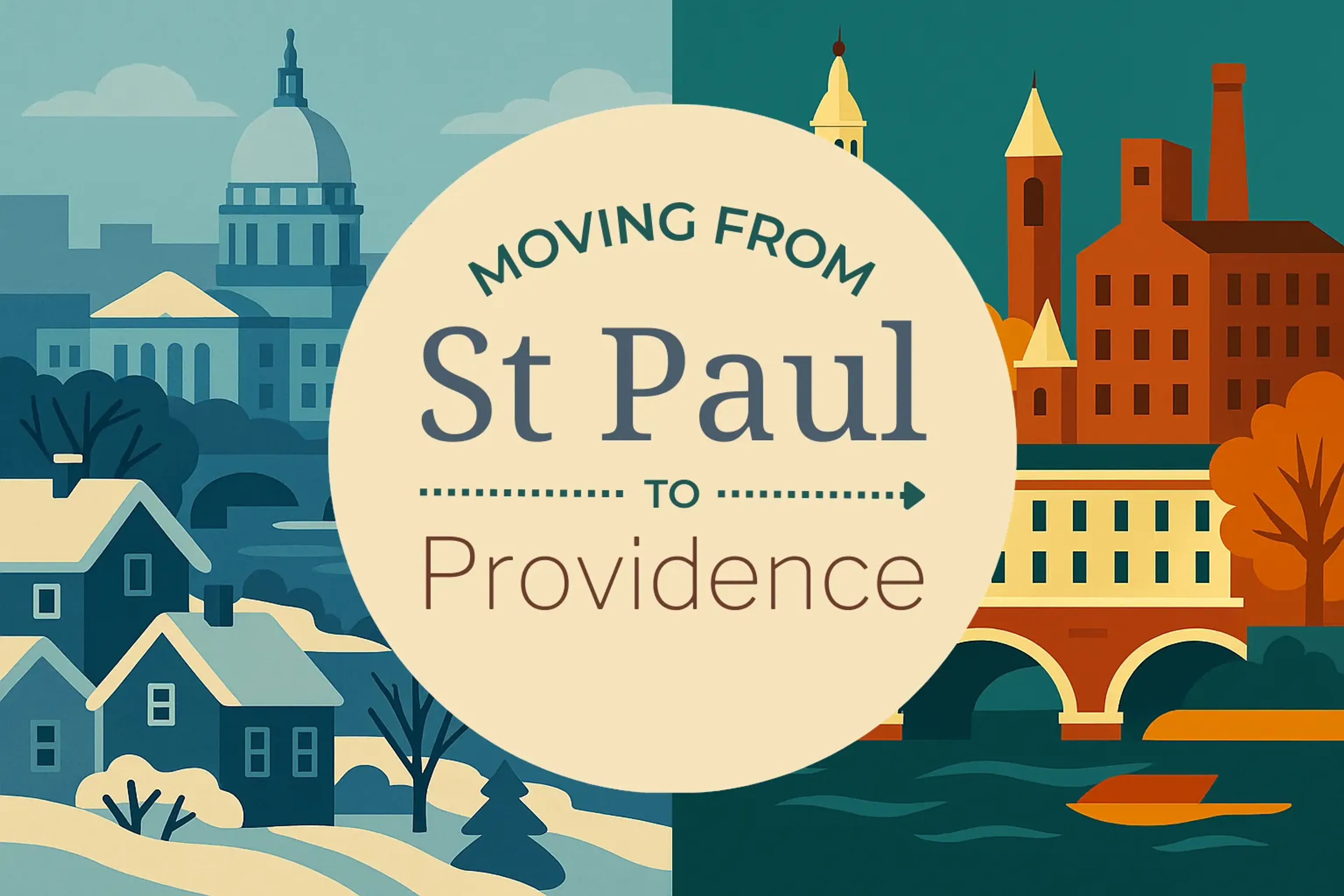 Side-by-side comparison of St. Paul to Providence moving companies