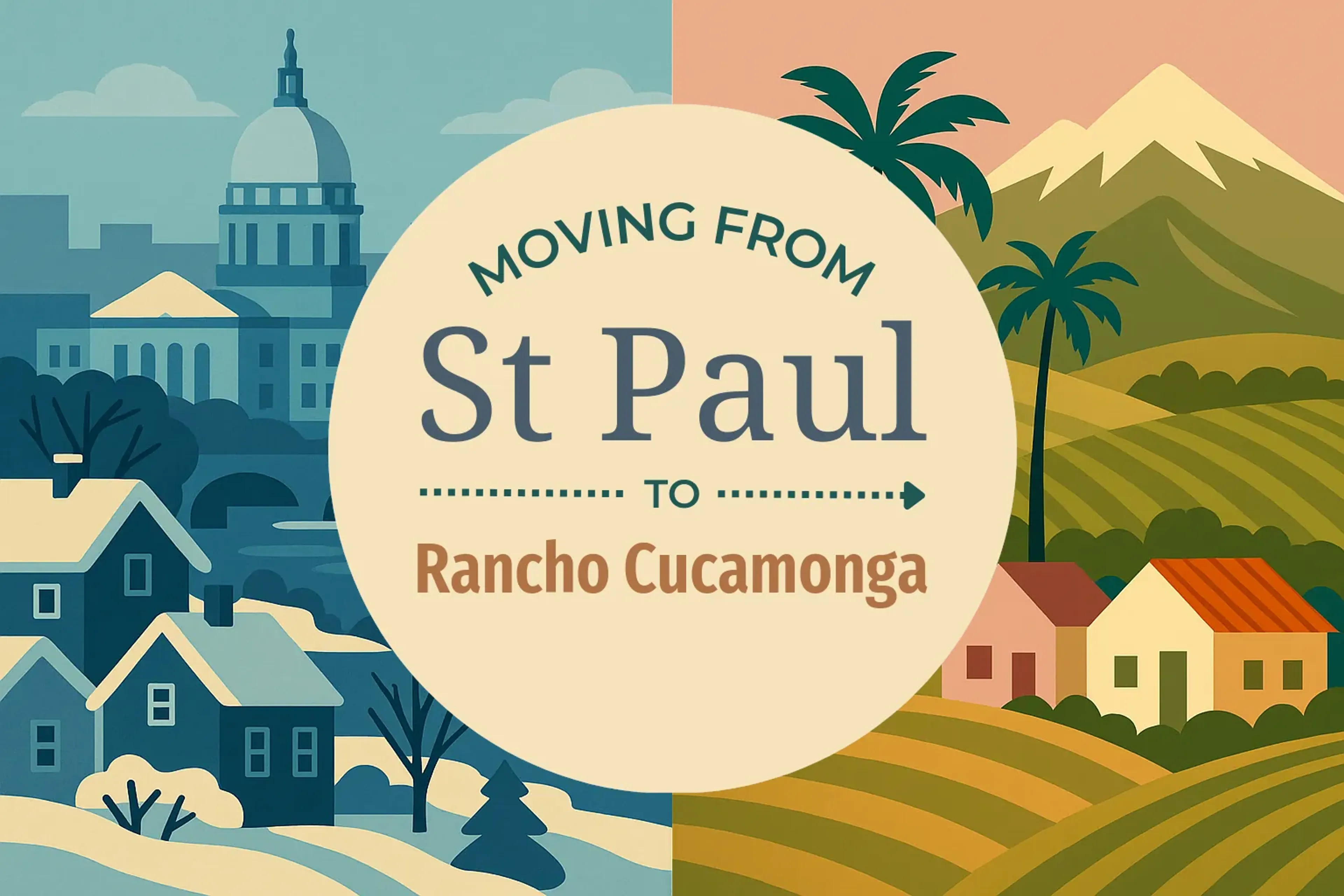 Side-by-side comparison of St. Paul to Rancho Cucamonga moving companies