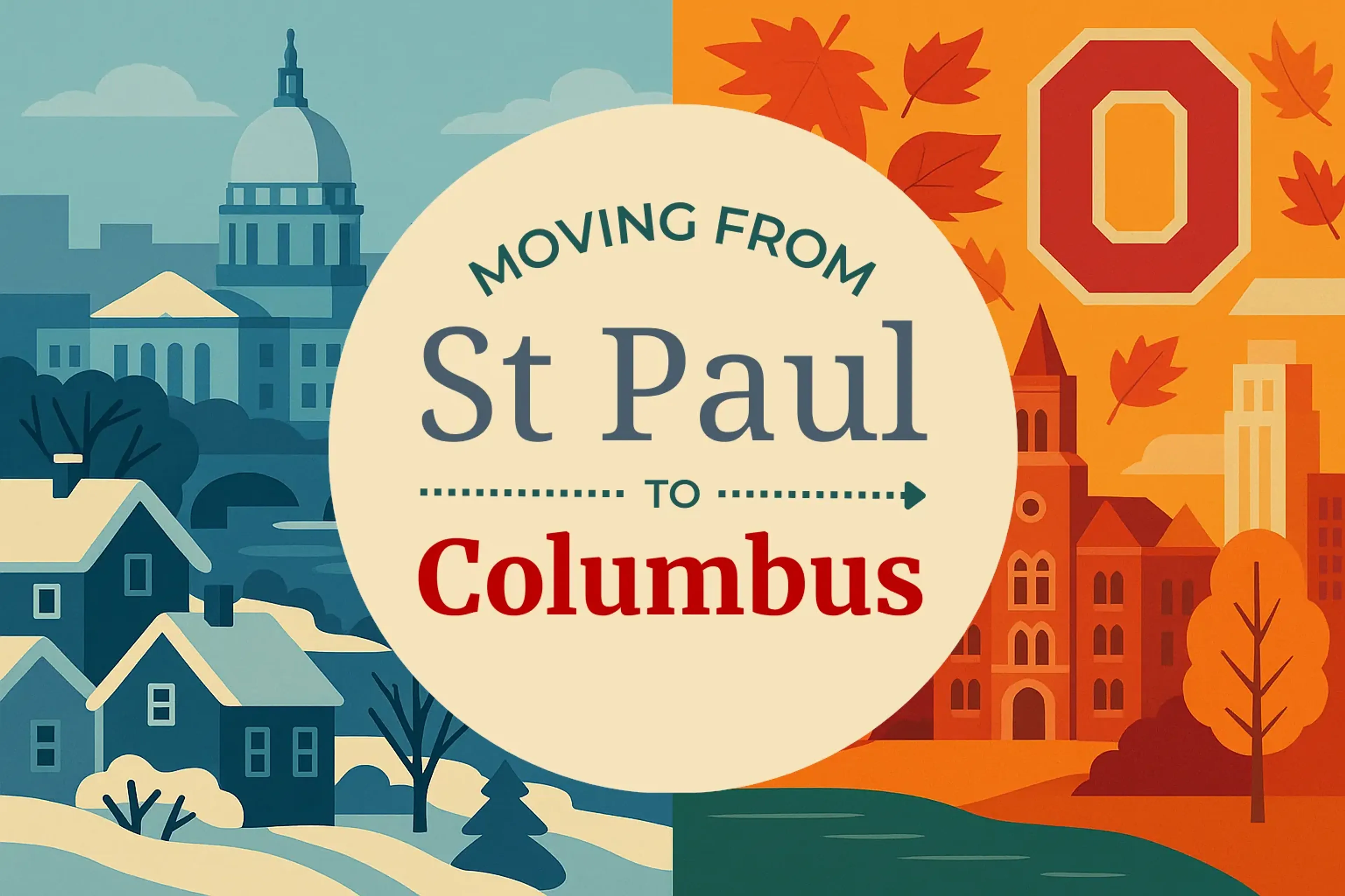 Side-by-side comparison of St. Paul to Columbus moving companies