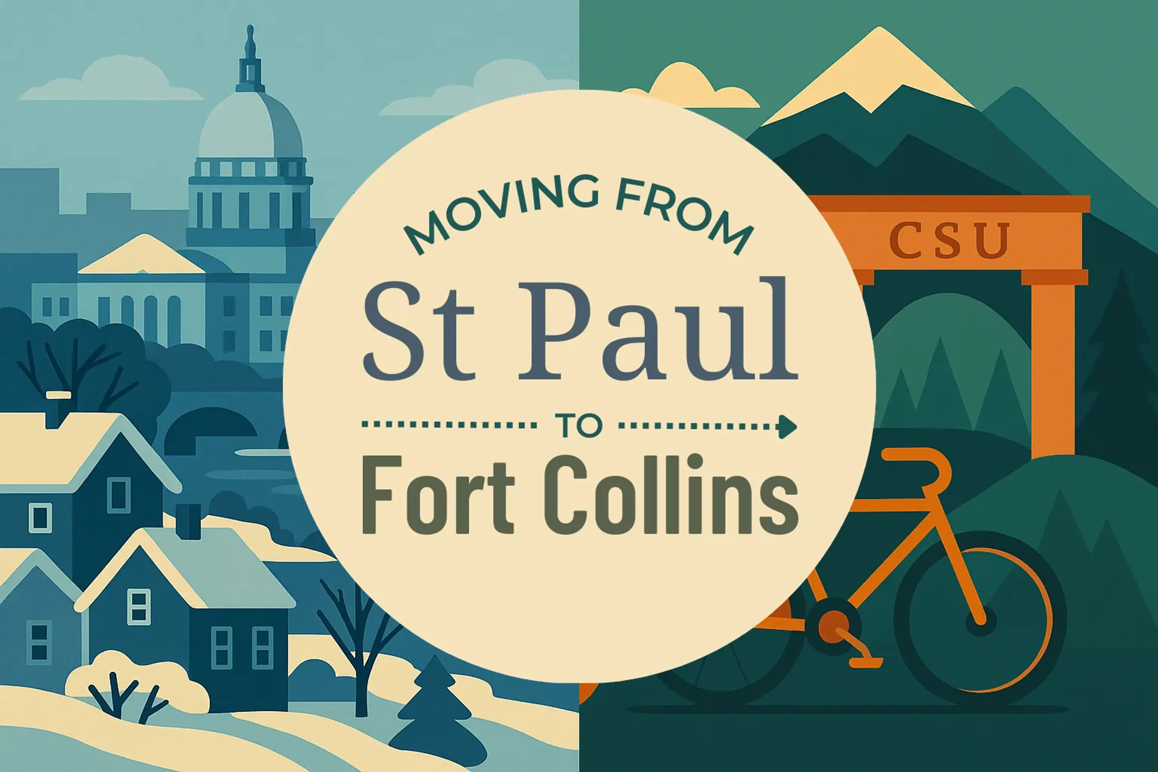 Side-by-side comparison of St. Paul to Fort Collins moving companies