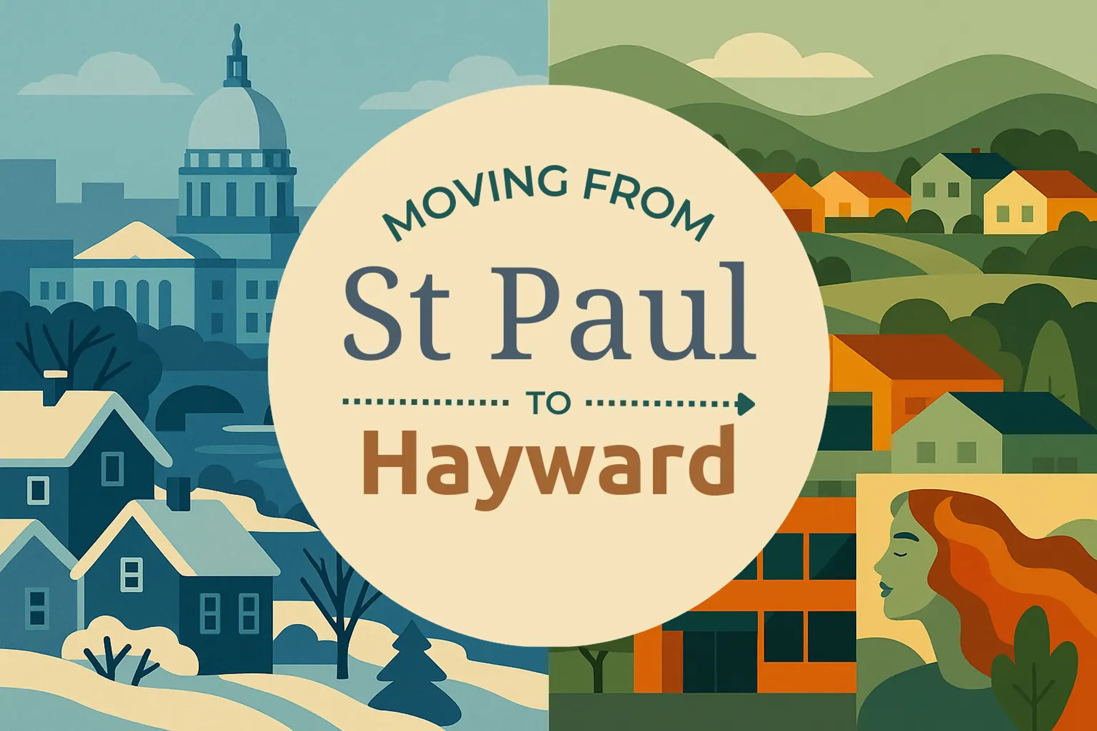 Side-by-side comparison of St. Paul to Hayward moving companies