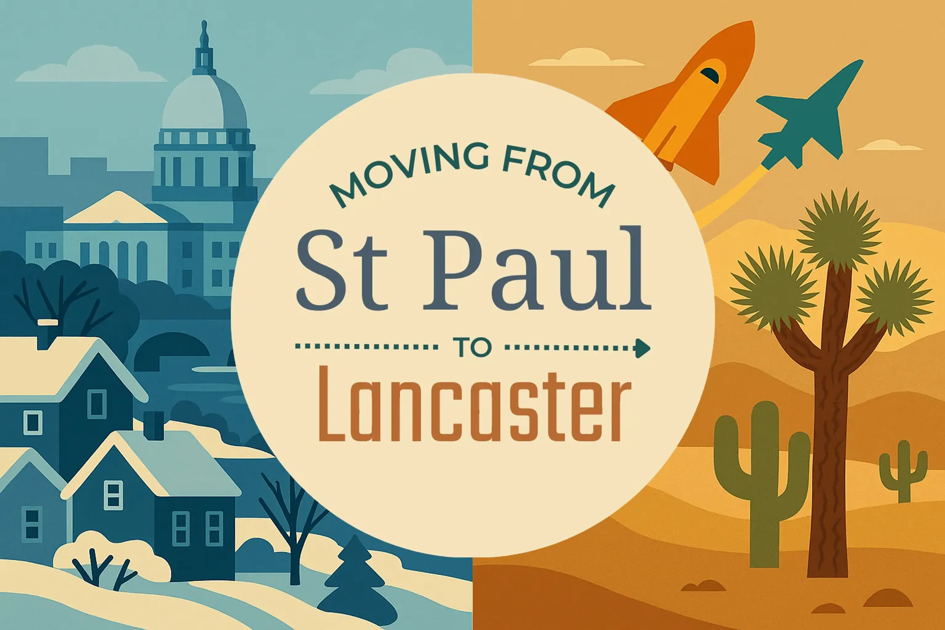 Side-by-side comparison of St. Paul to Lancaster moving companies