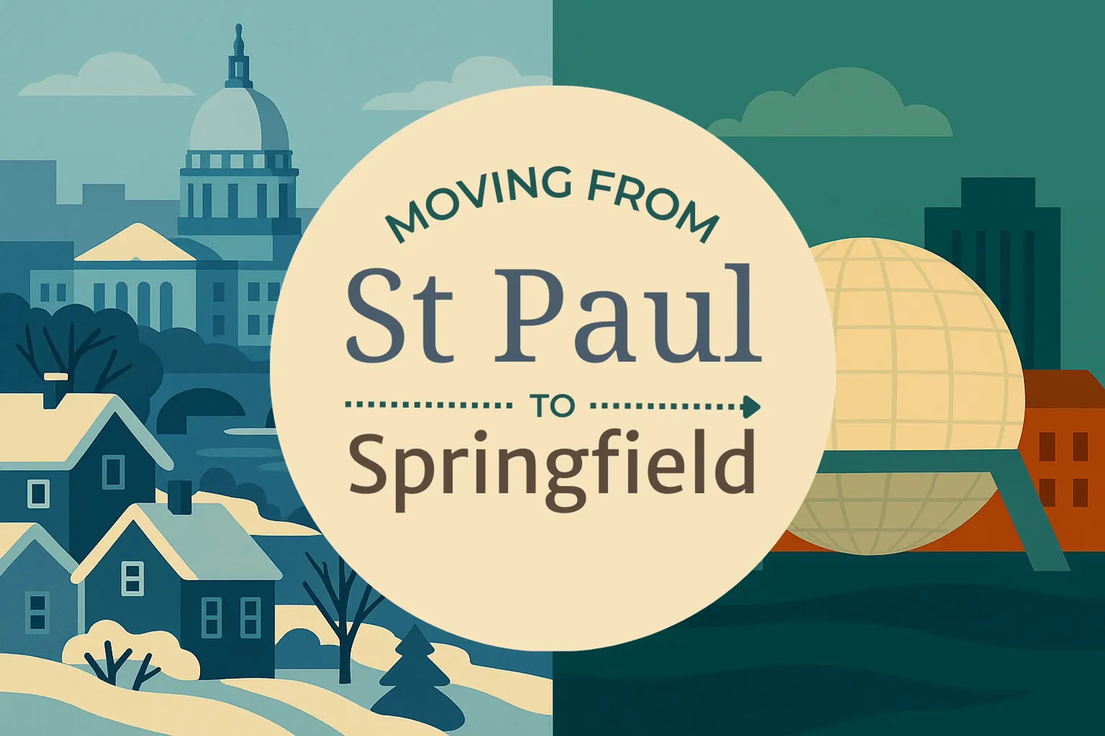 Side-by-side comparison of St. Paul to Springfield moving companies