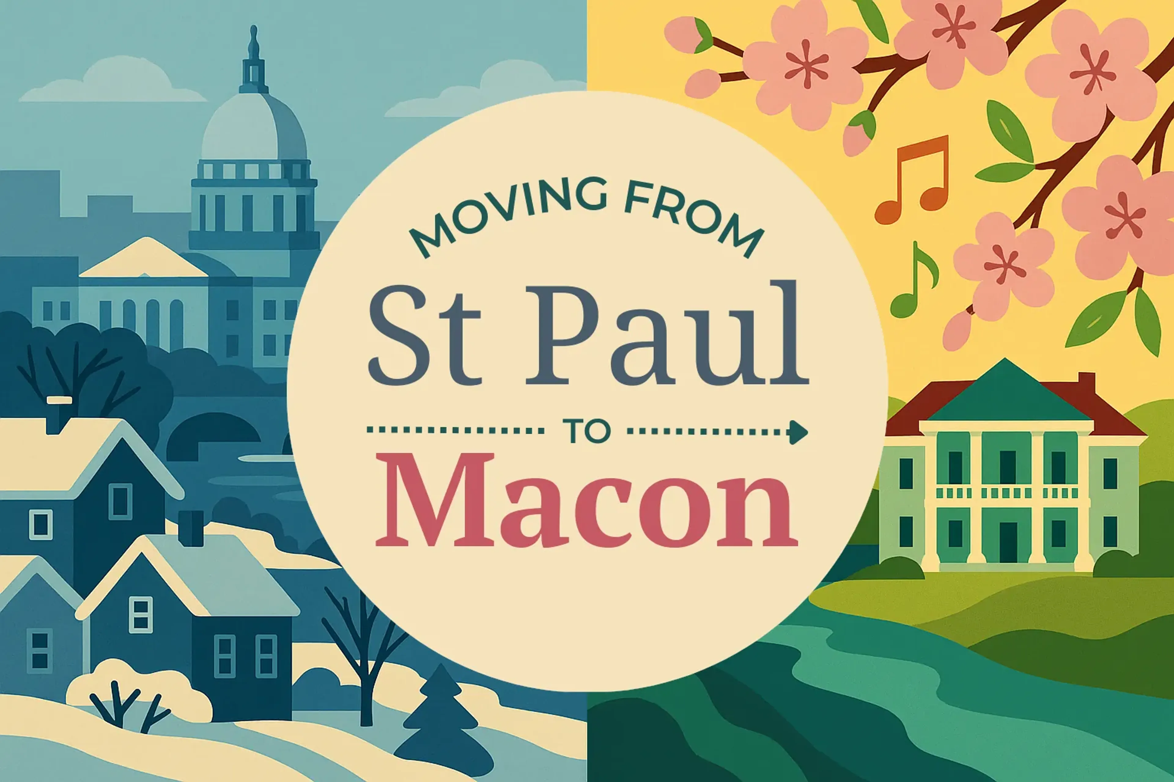 Side-by-side comparison of St. Paul to Macon moving companies