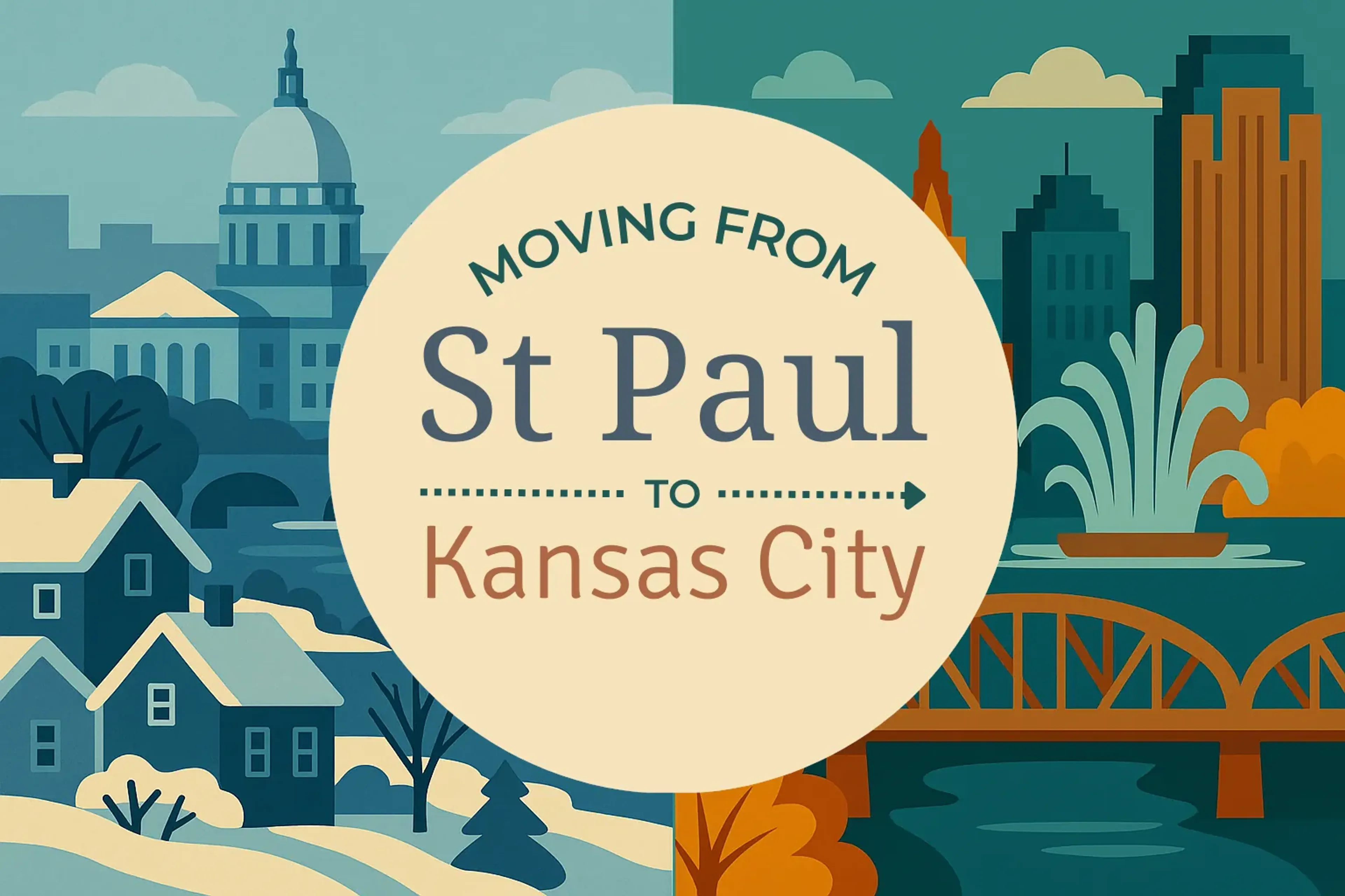 Side-by-side comparison of St. Paul to Kansas City moving companies