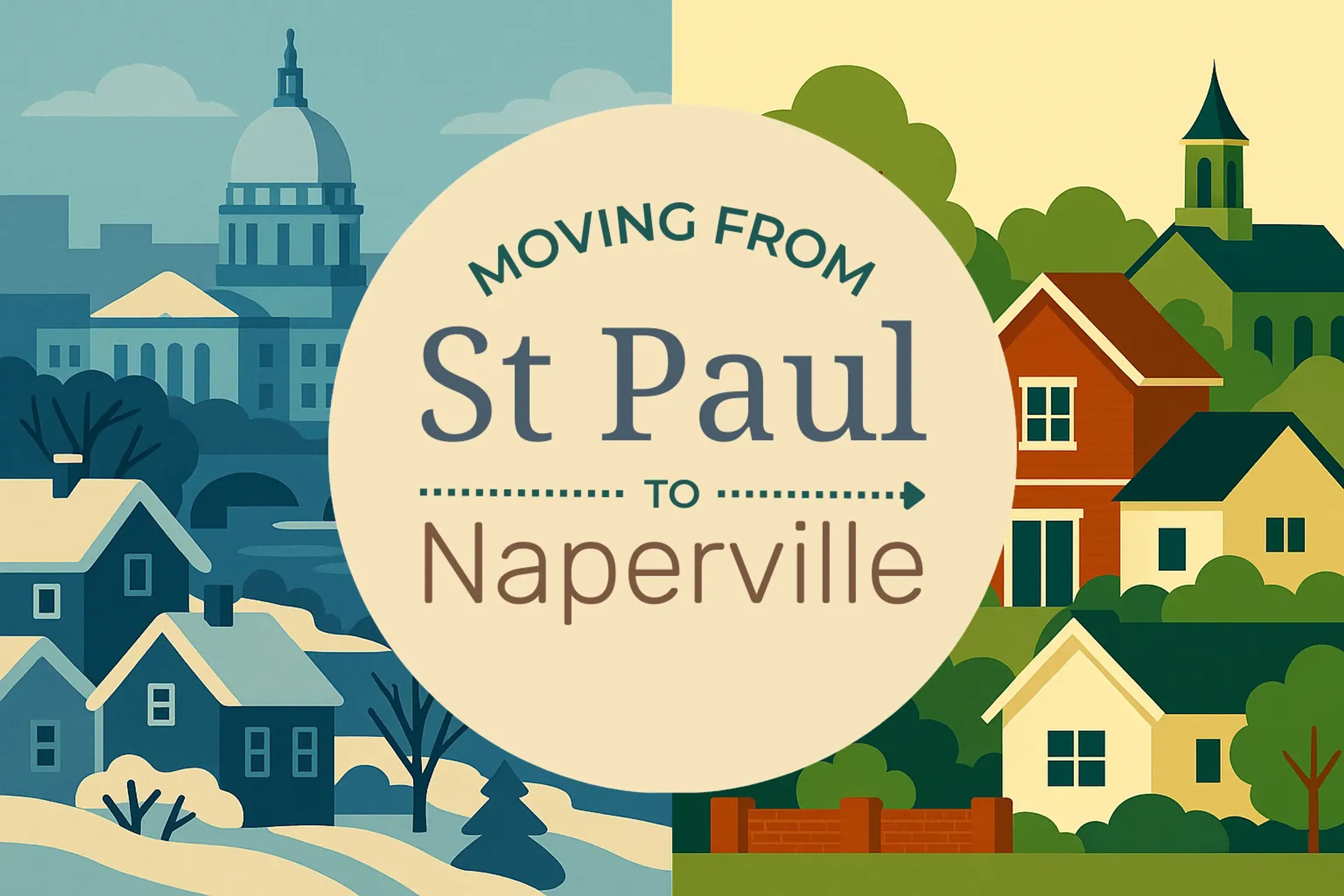 Side-by-side comparison of St. Paul to Naperville moving companies