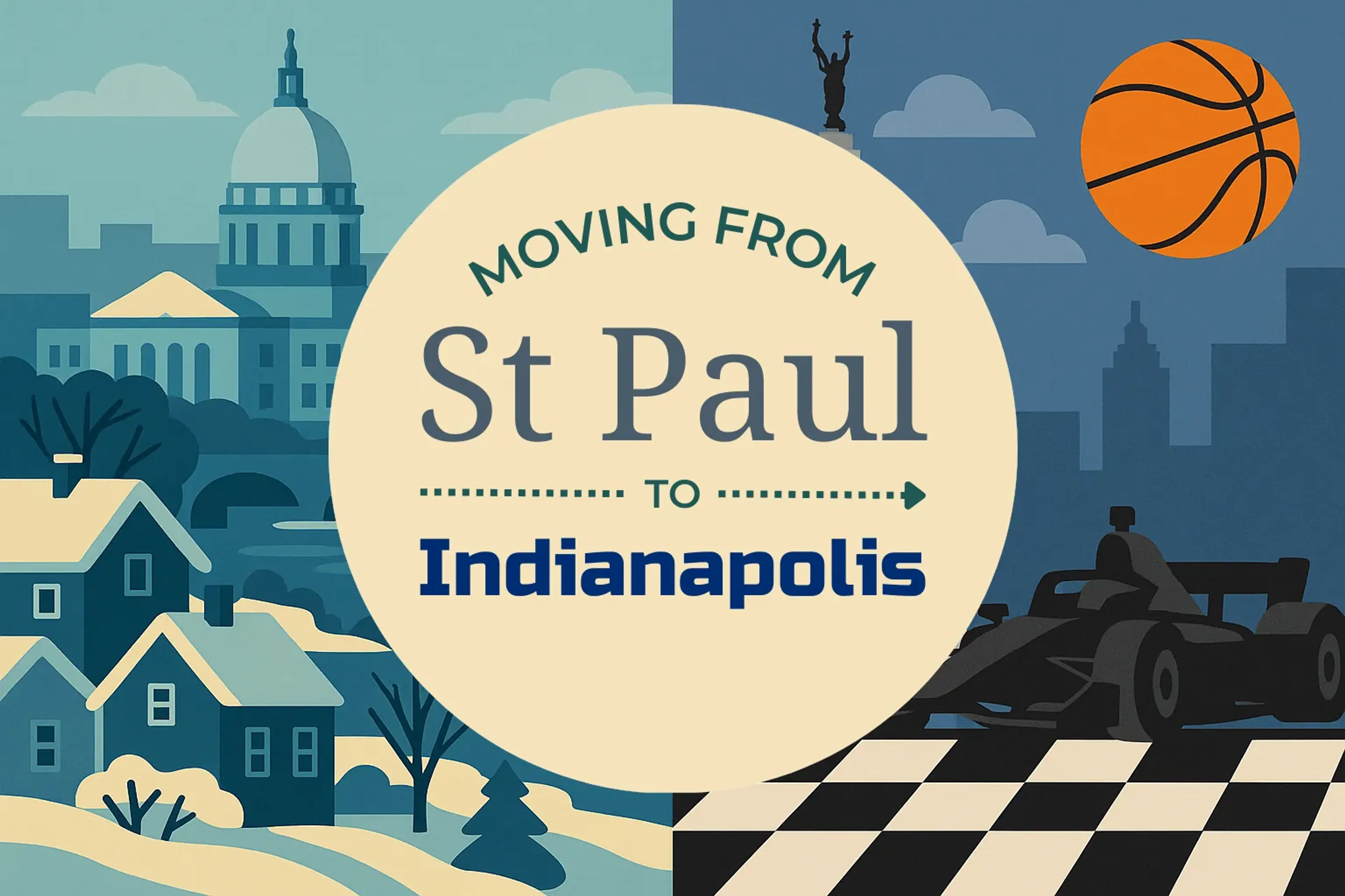 Side-by-side comparison of St. Paul to Indianapolis moving companies