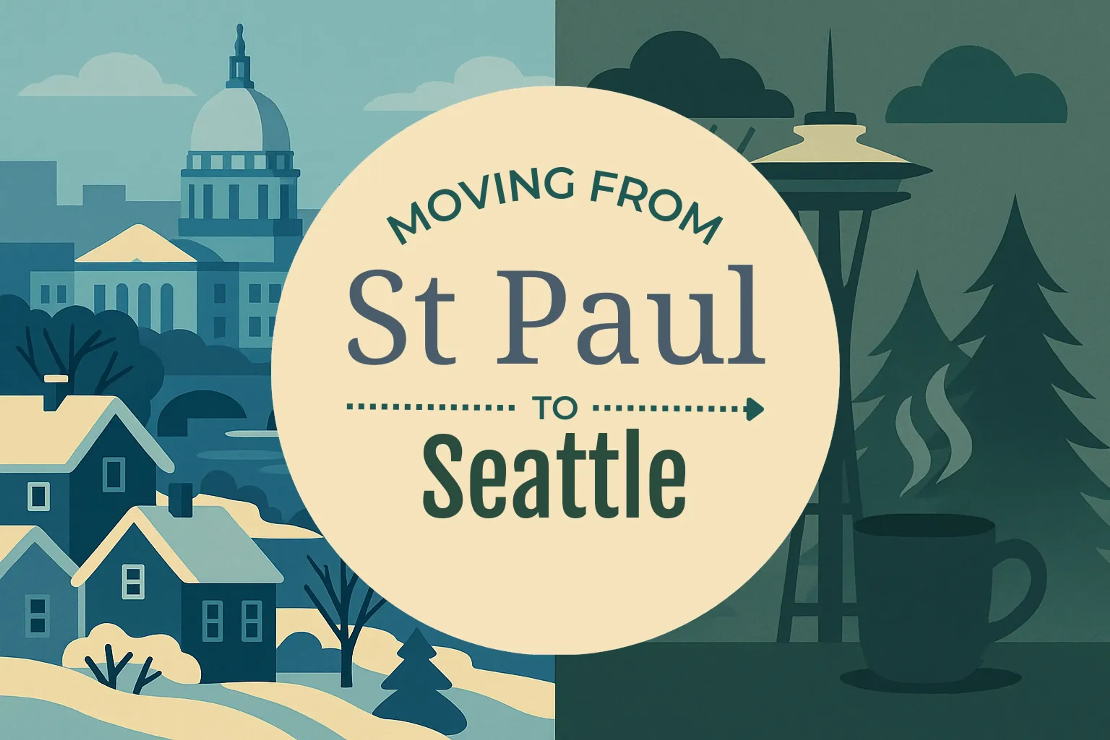 Side-by-side comparison of St. Paul to Seattle moving companies