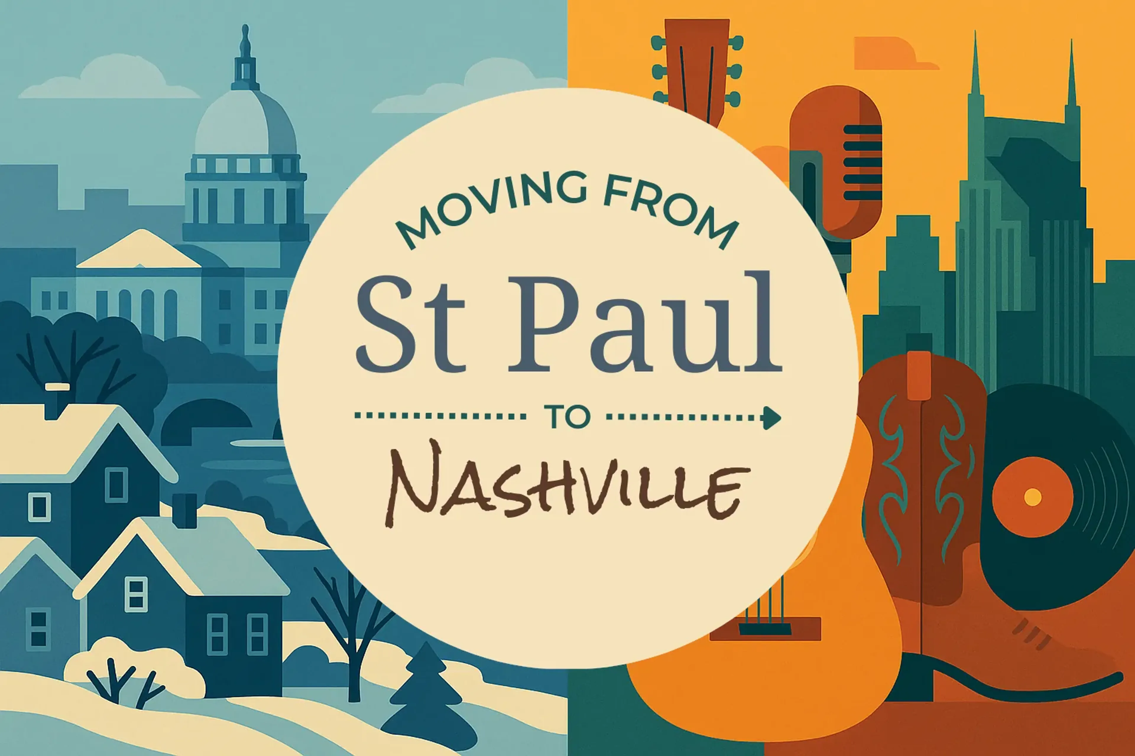 Side-by-side comparison of St. Paul to Nashville moving companies