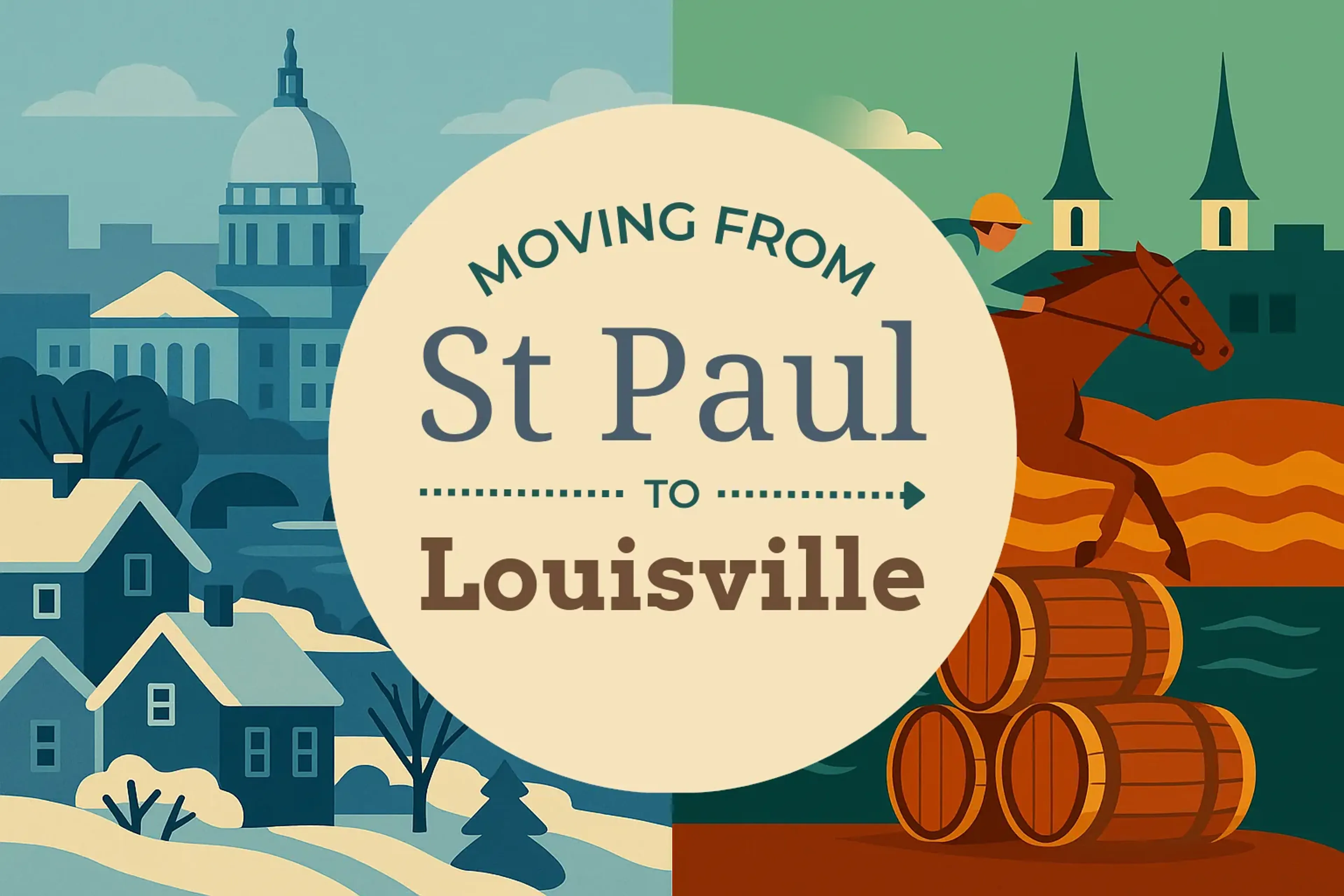 Side-by-side comparison of St. Paul to Louisville moving companies