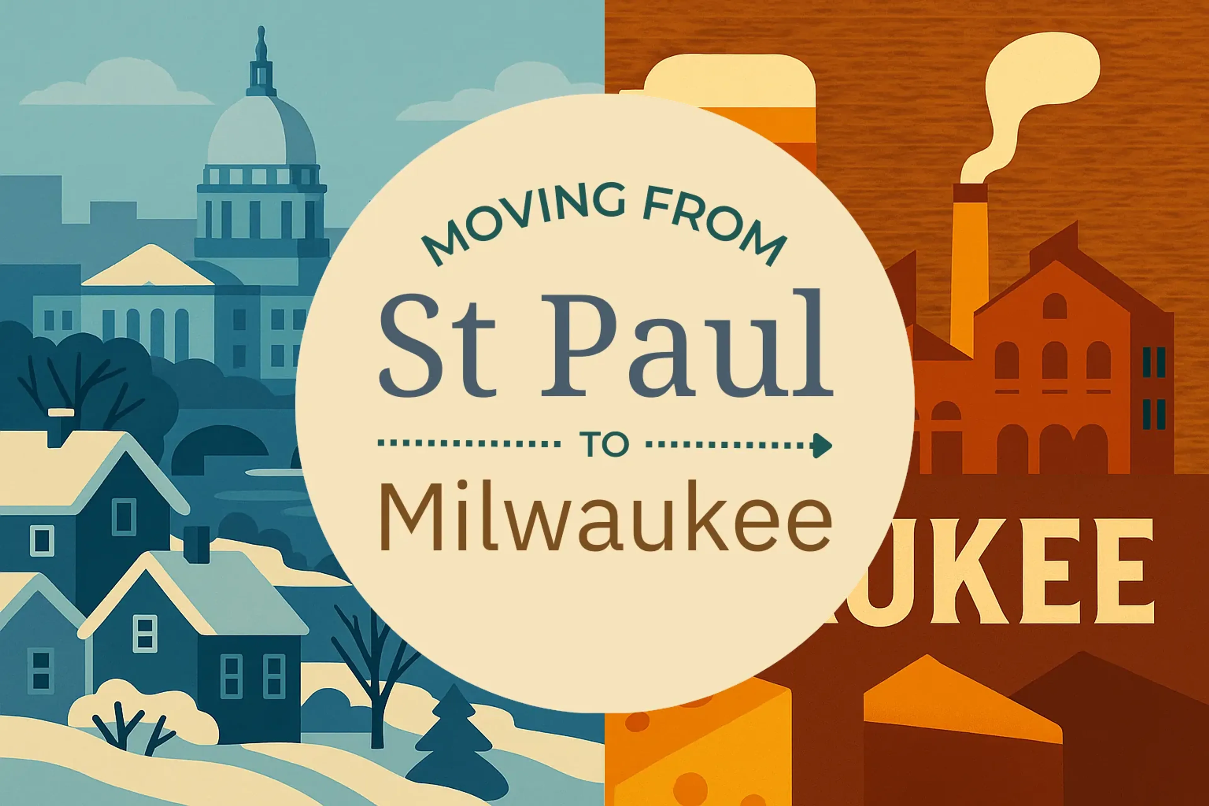 Side-by-side comparison of St. Paul to Milwaukee moving companies