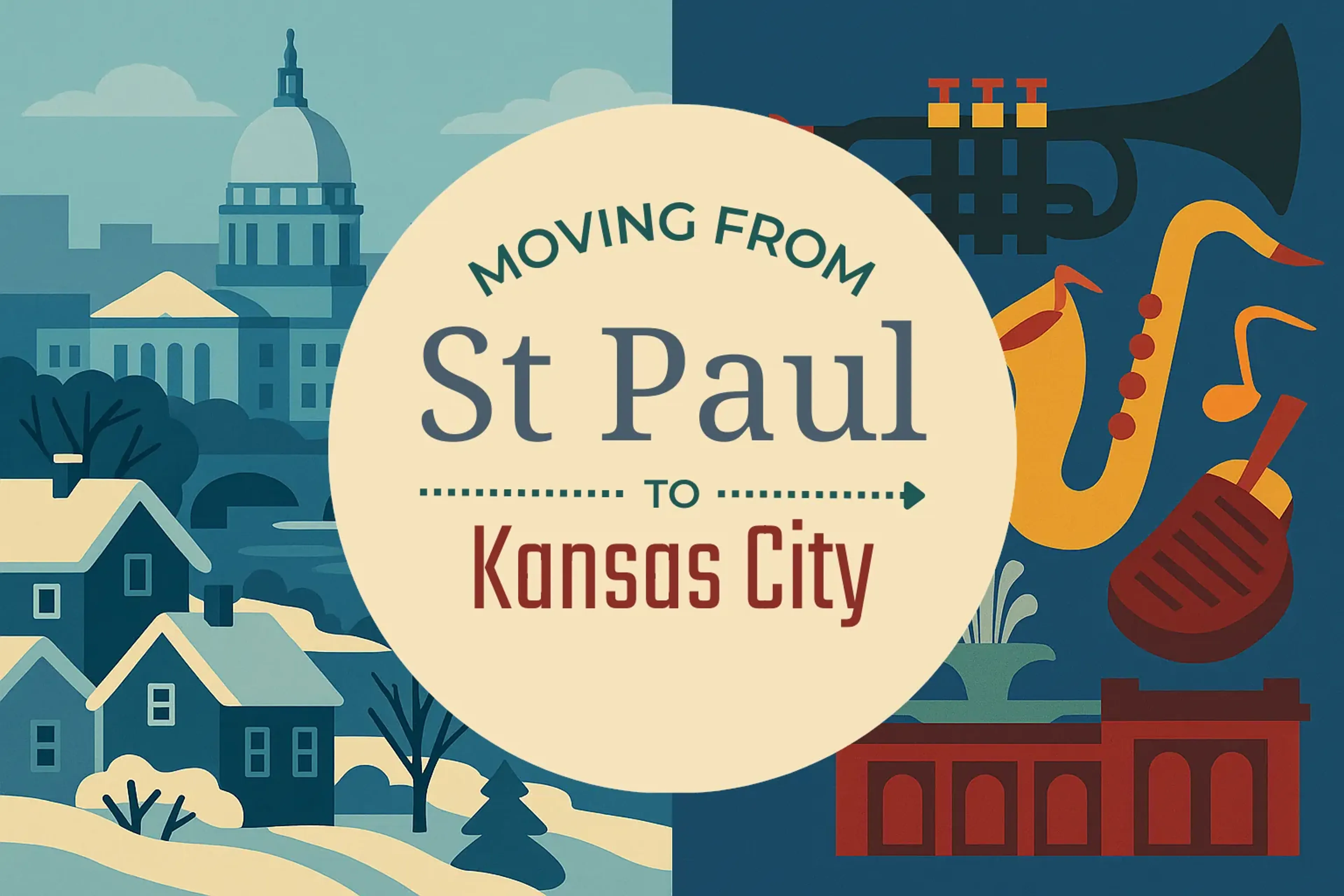 Side-by-side comparison of St. Paul to Kansas City moving companies