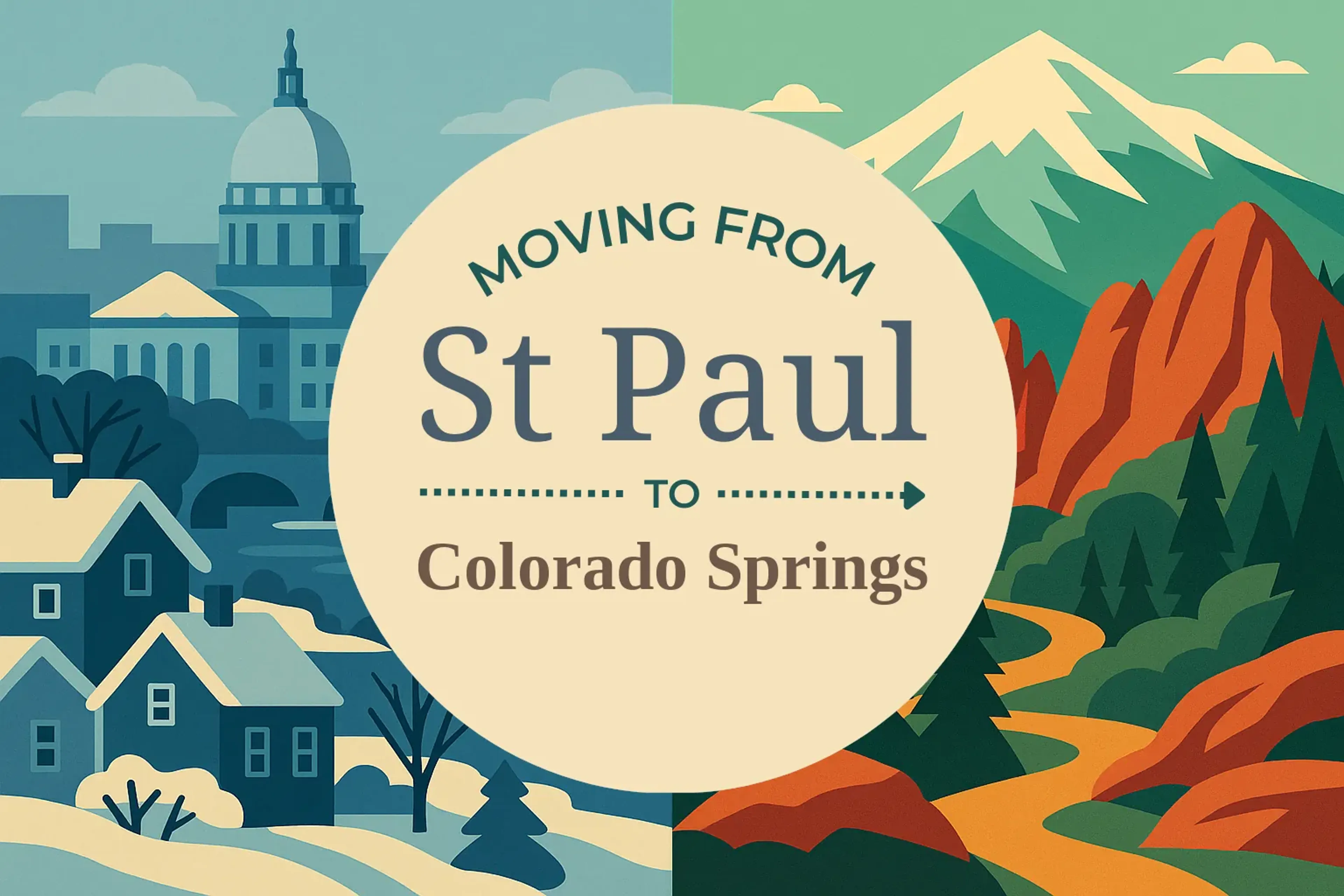 Side-by-side comparison of St. Paul to Colorado Springs moving companies