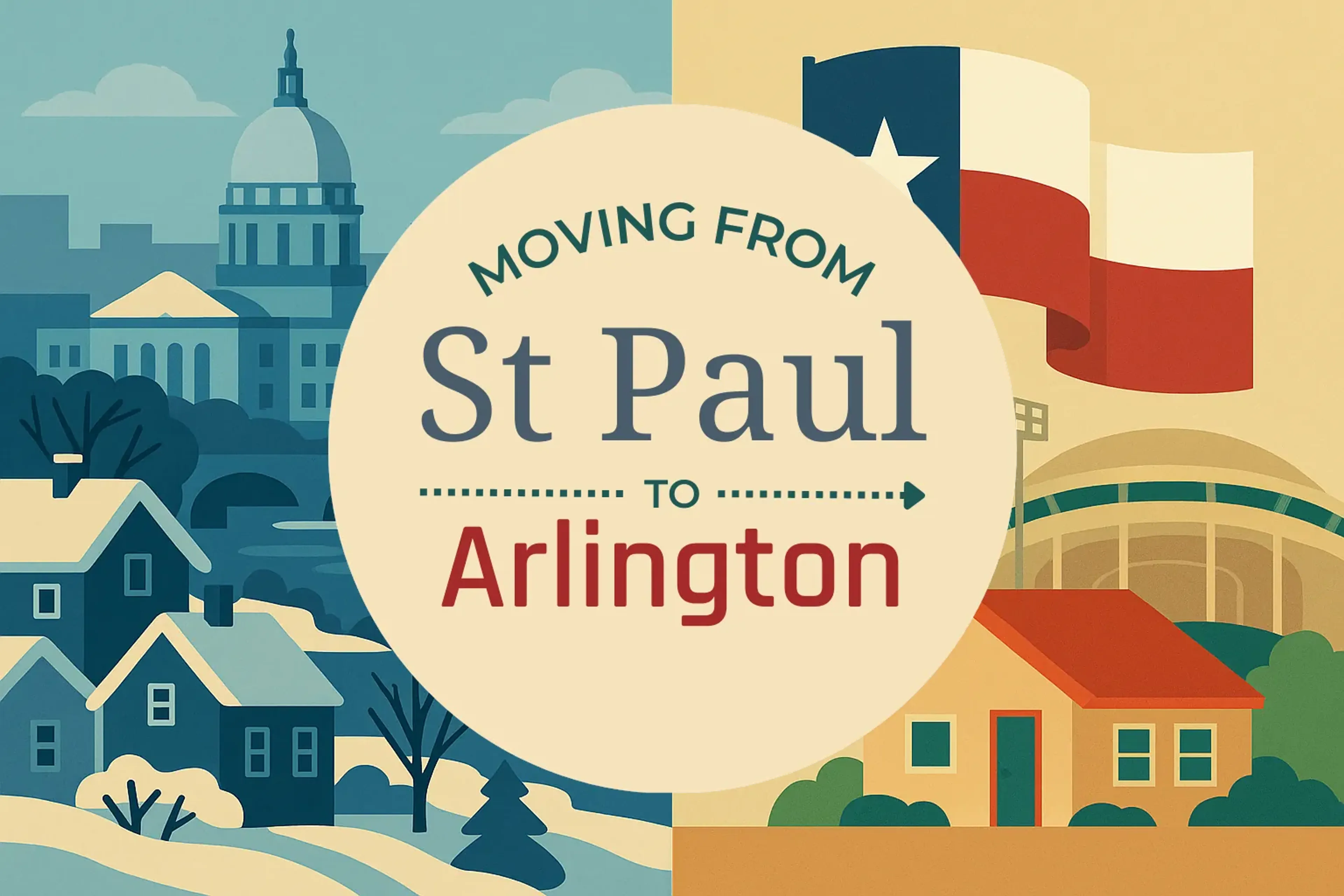Side-by-side comparison of St. Paul to Arlington moving companies