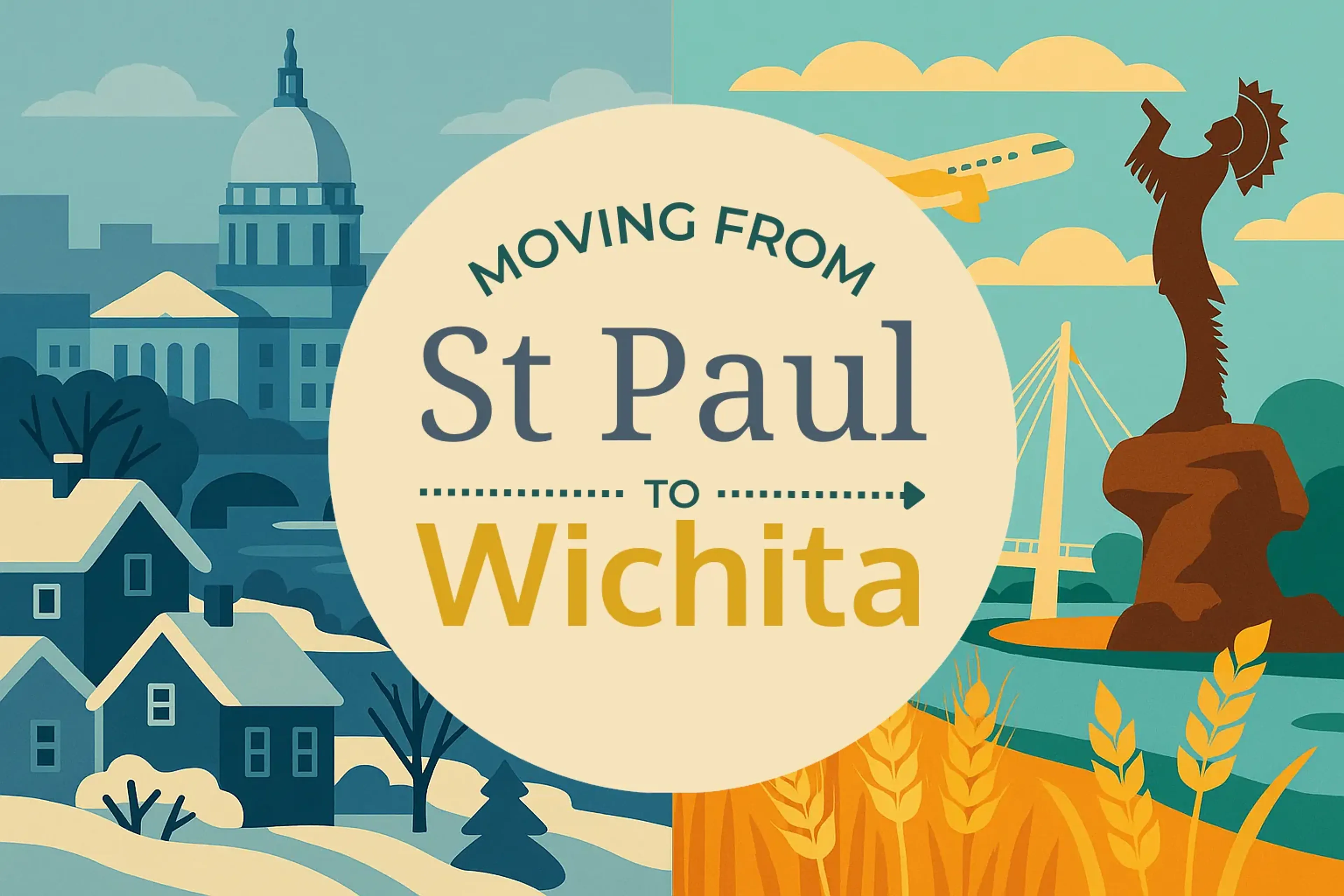 Side-by-side comparison of St. Paul to Wichita moving companies
