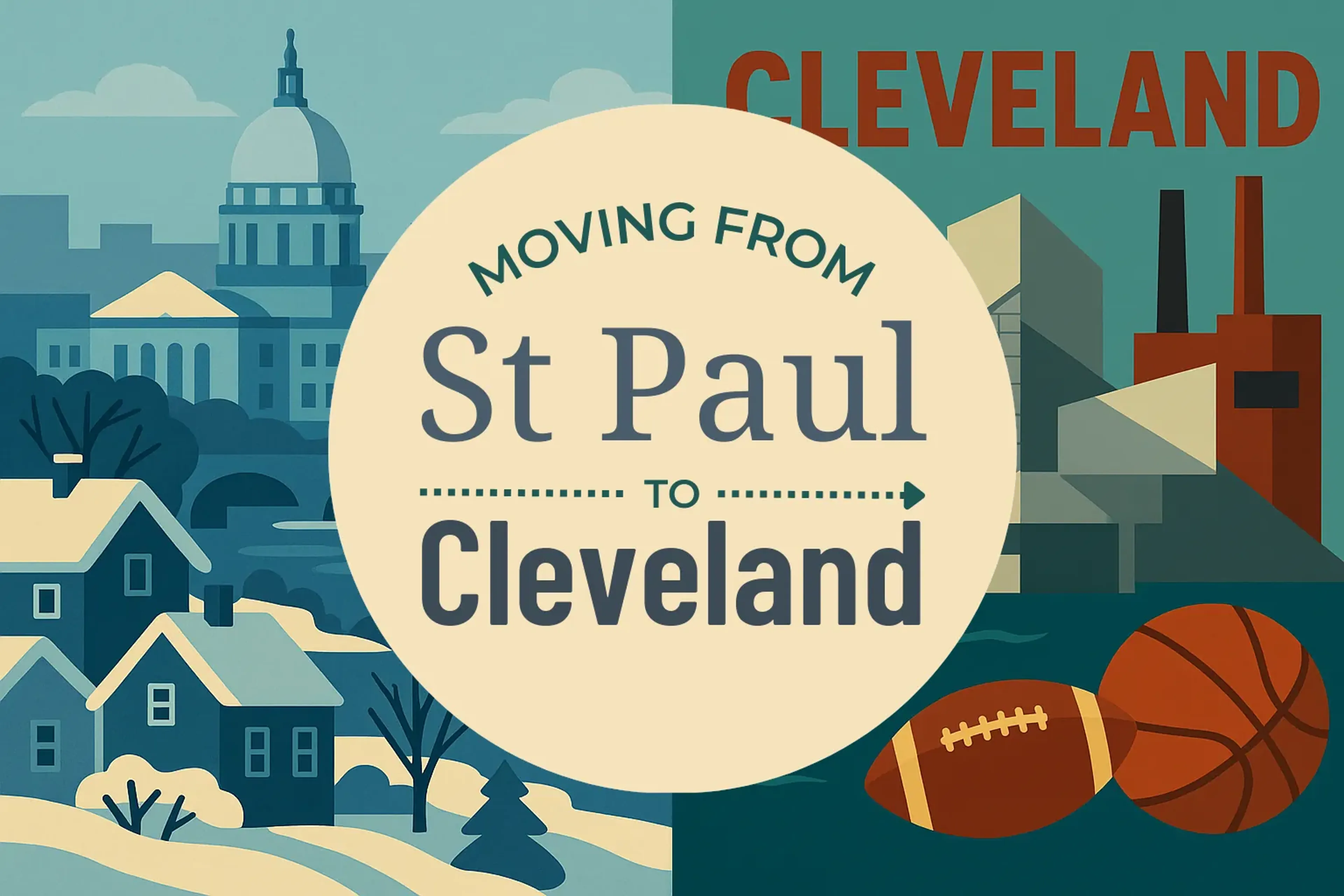 Side-by-side comparison of St. Paul to Cleveland moving companies