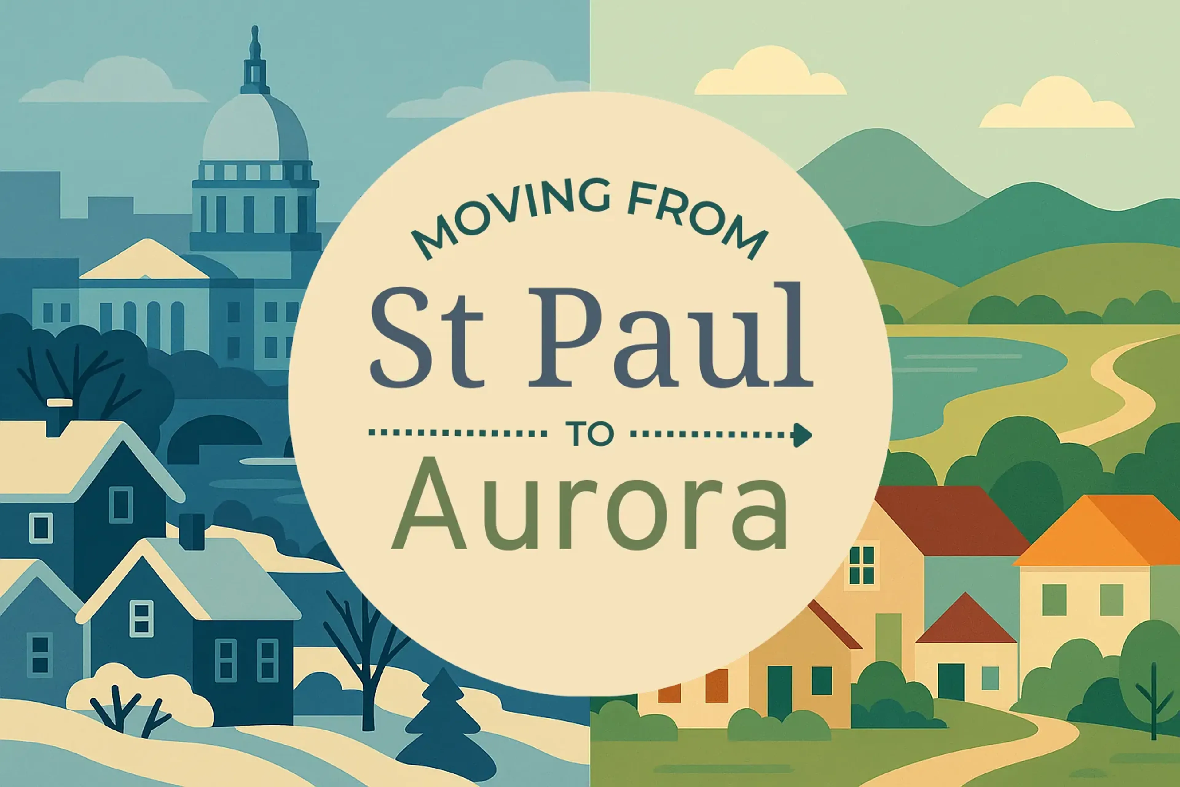 Side-by-side comparison of St. Paul to Aurora moving companies
