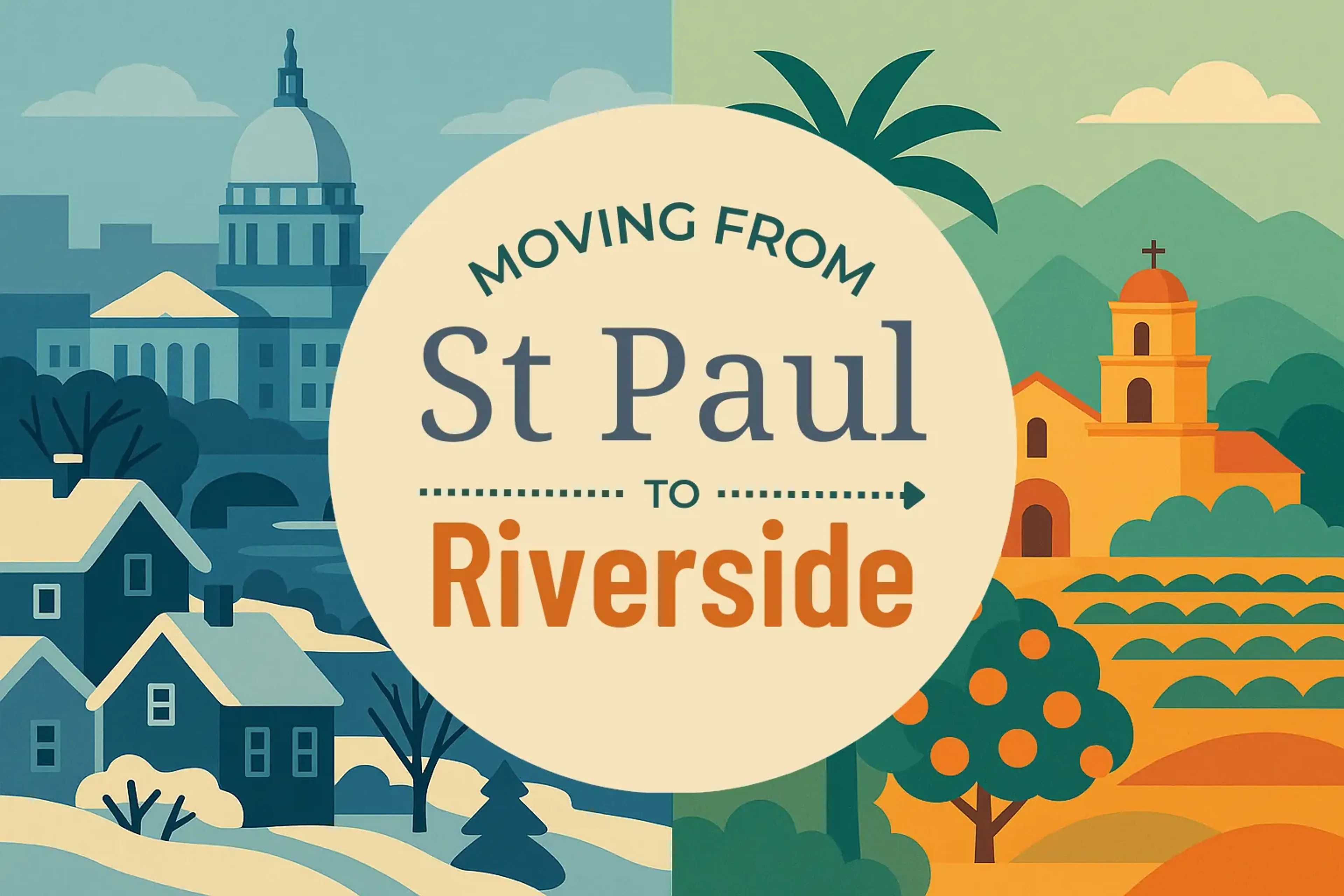 Side-by-side comparison of St. Paul to Riverside moving companies