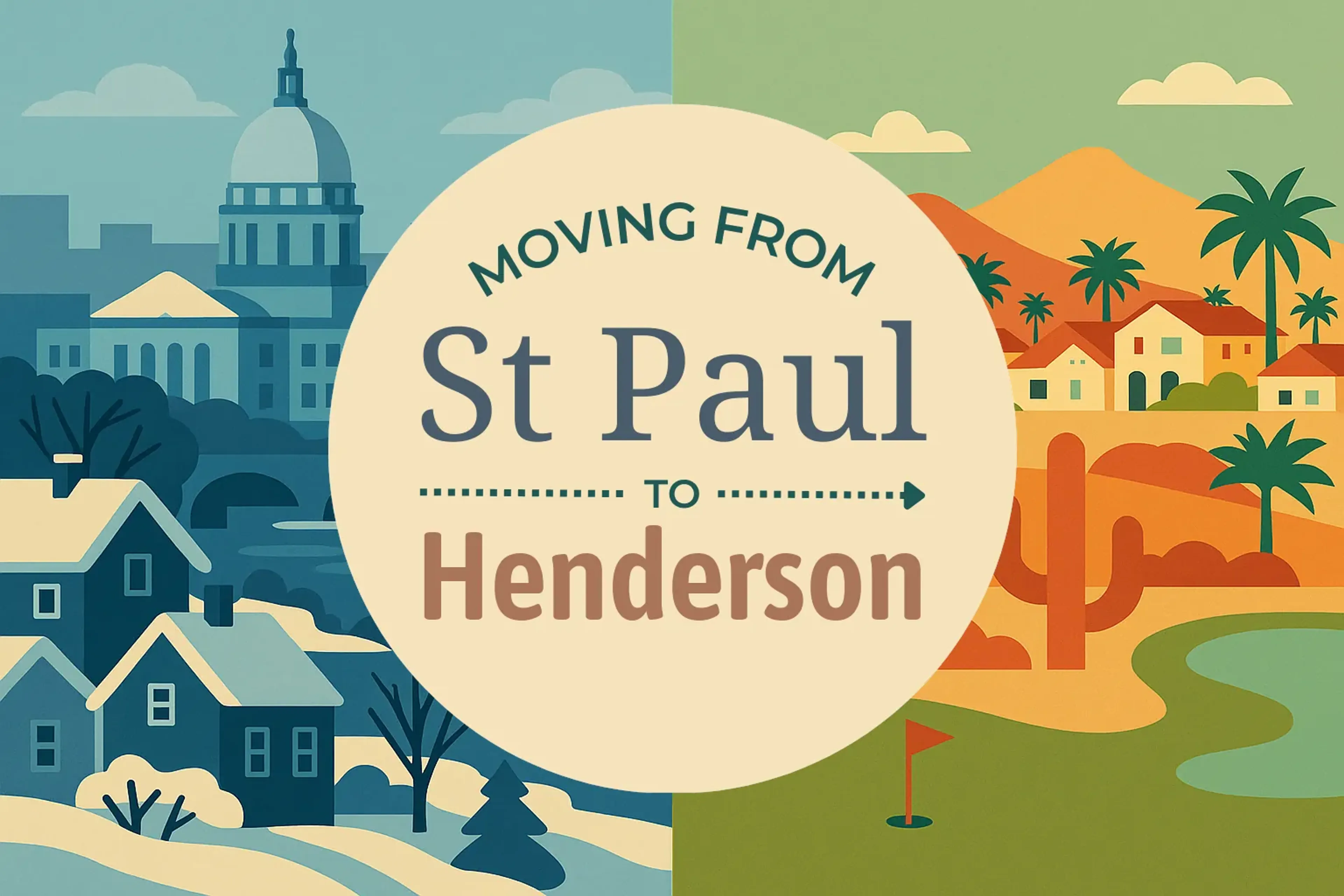 Side-by-side comparison of St. Paul to Henderson moving companies