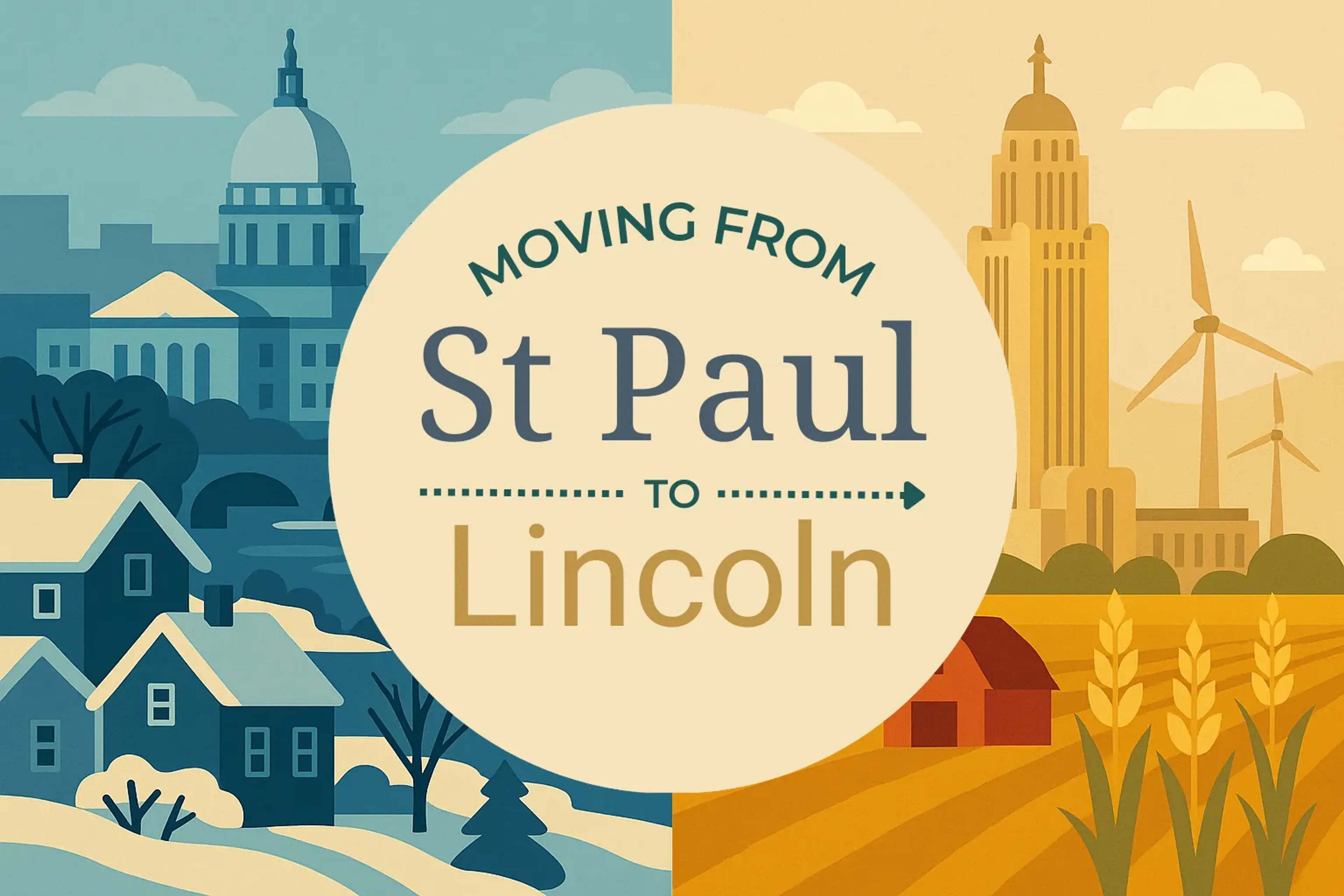 Side-by-side comparison of St. Paul to Lincoln moving companies