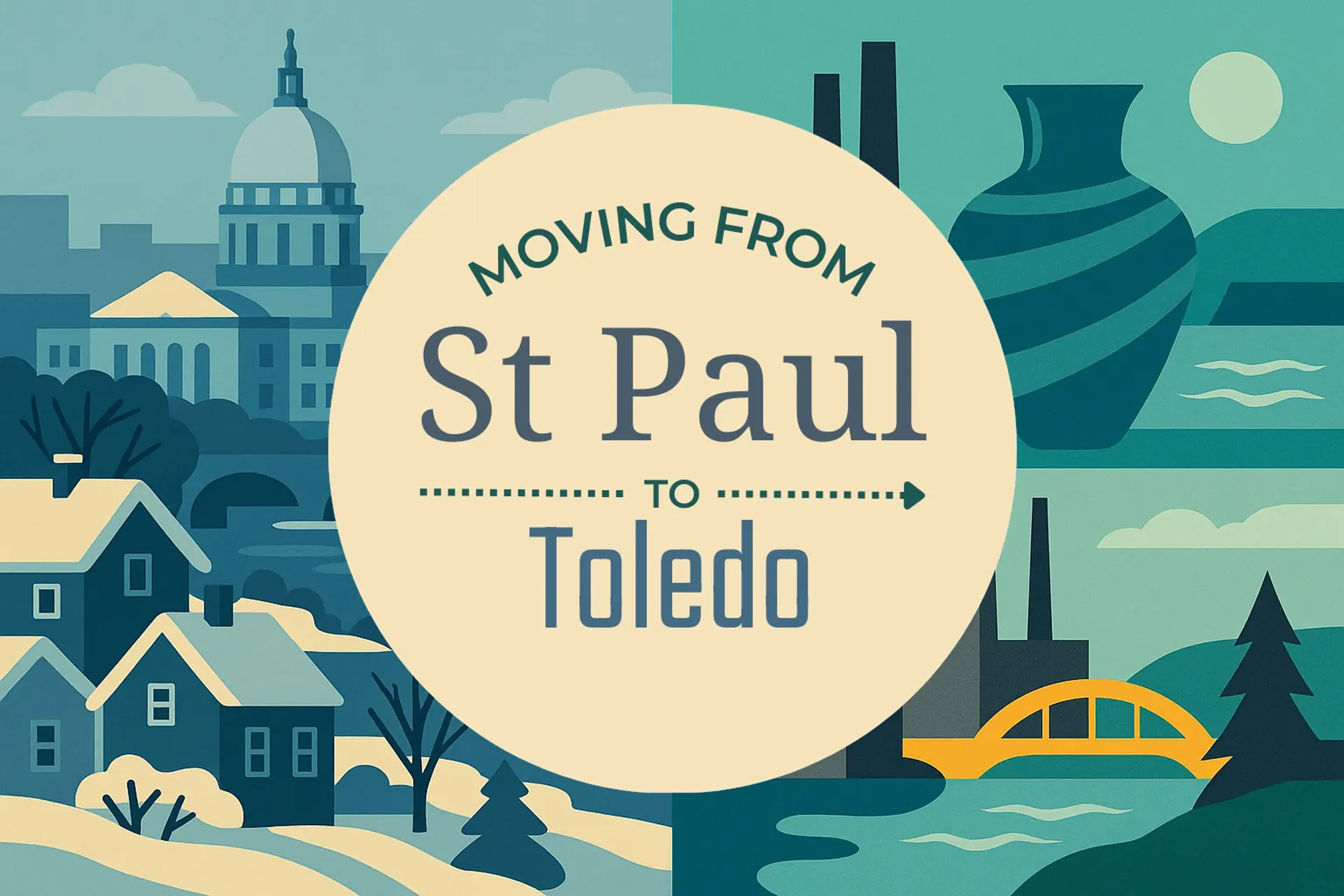 Side-by-side comparison of St. Paul to Toledo moving companies