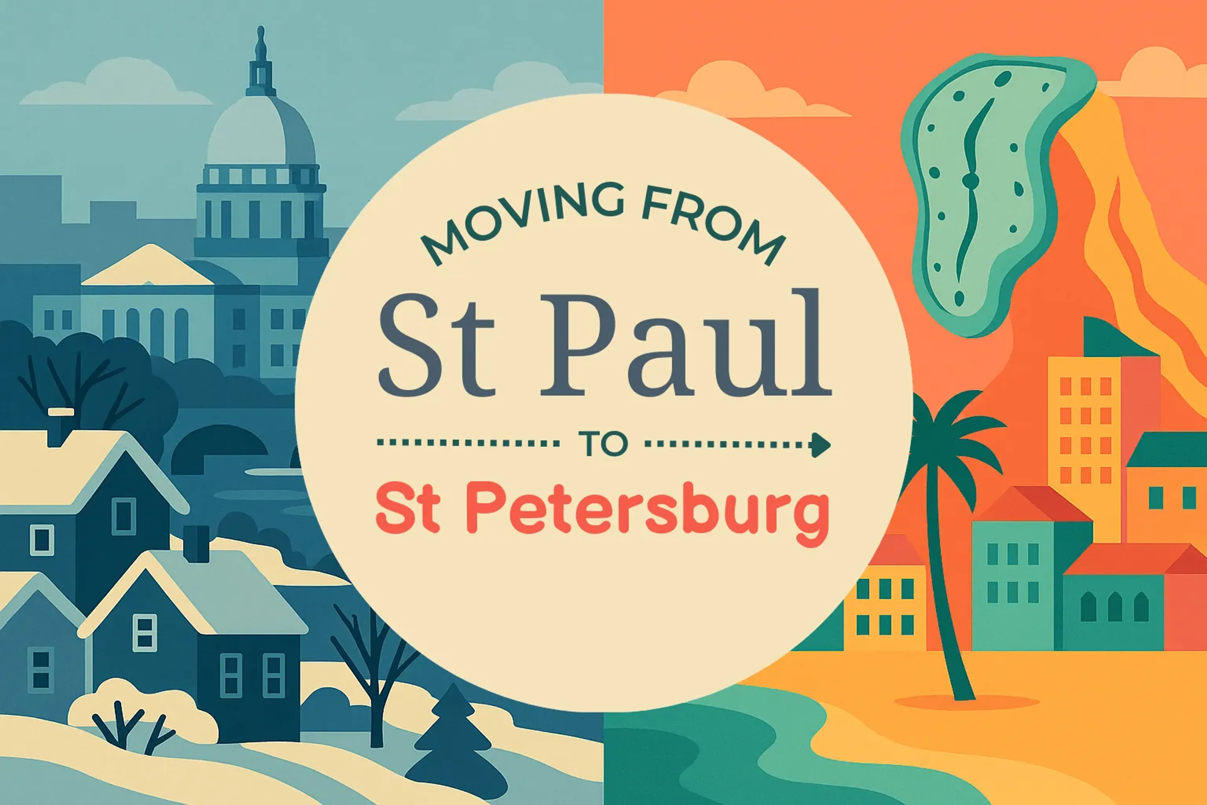 Side-by-side comparison of St. Paul to St. Petersburg moving companies