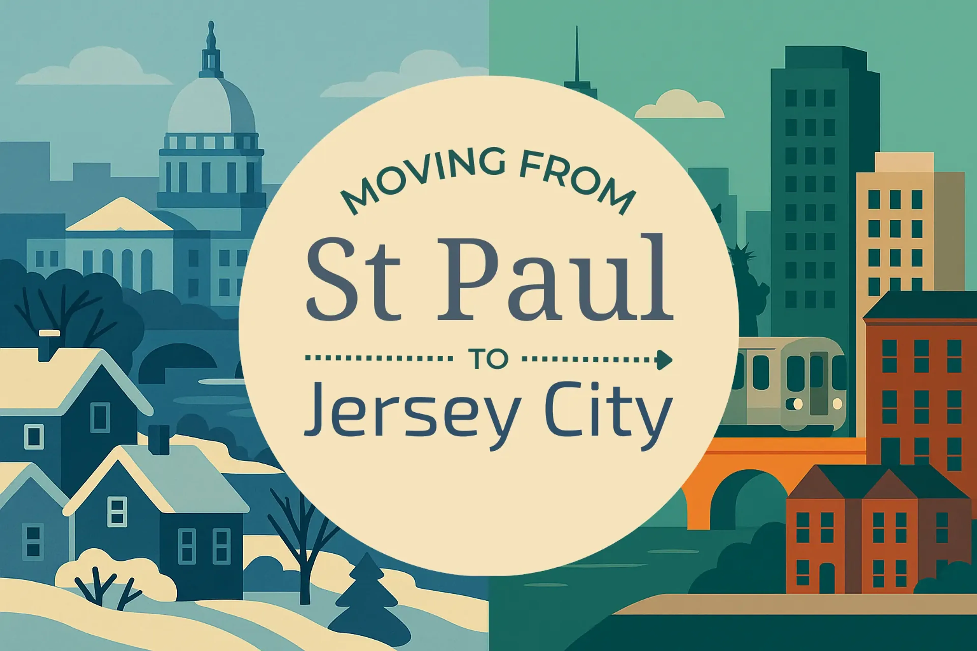 Side-by-side comparison of St. Paul to Jersey City moving companies