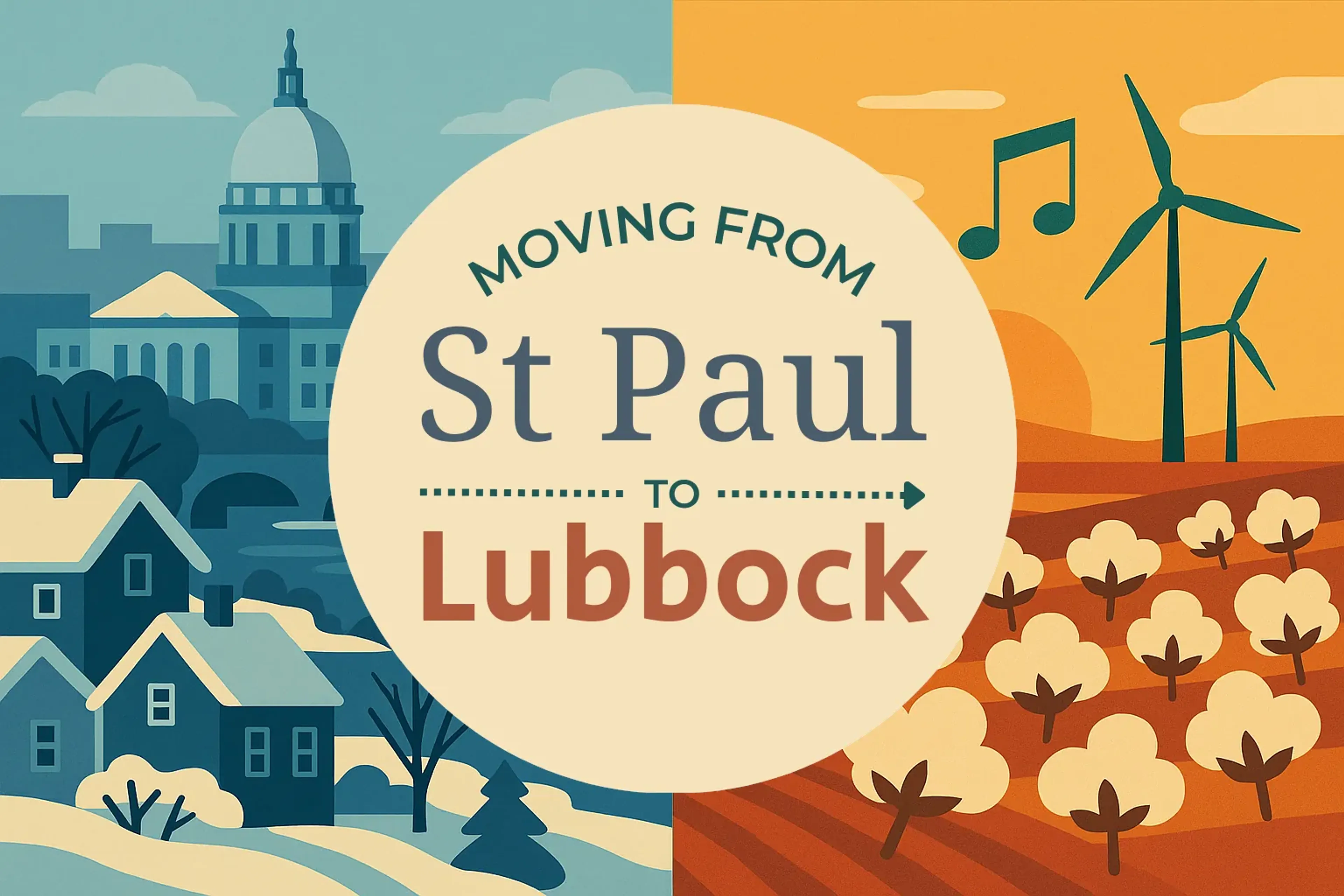 Side-by-side comparison of St. Paul to Lubbock moving companies