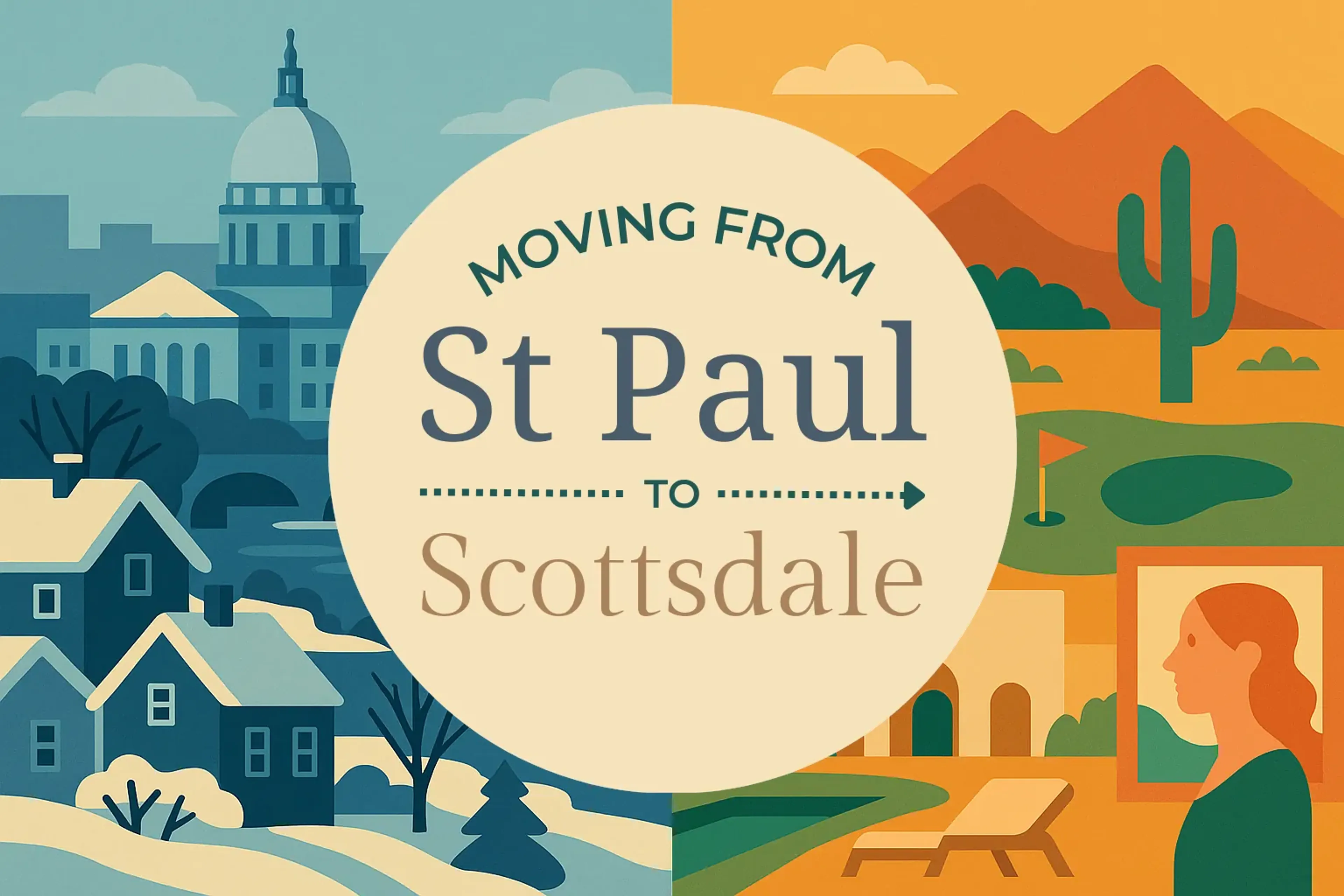 Side-by-side comparison of St. Paul to Scottsdale moving companies