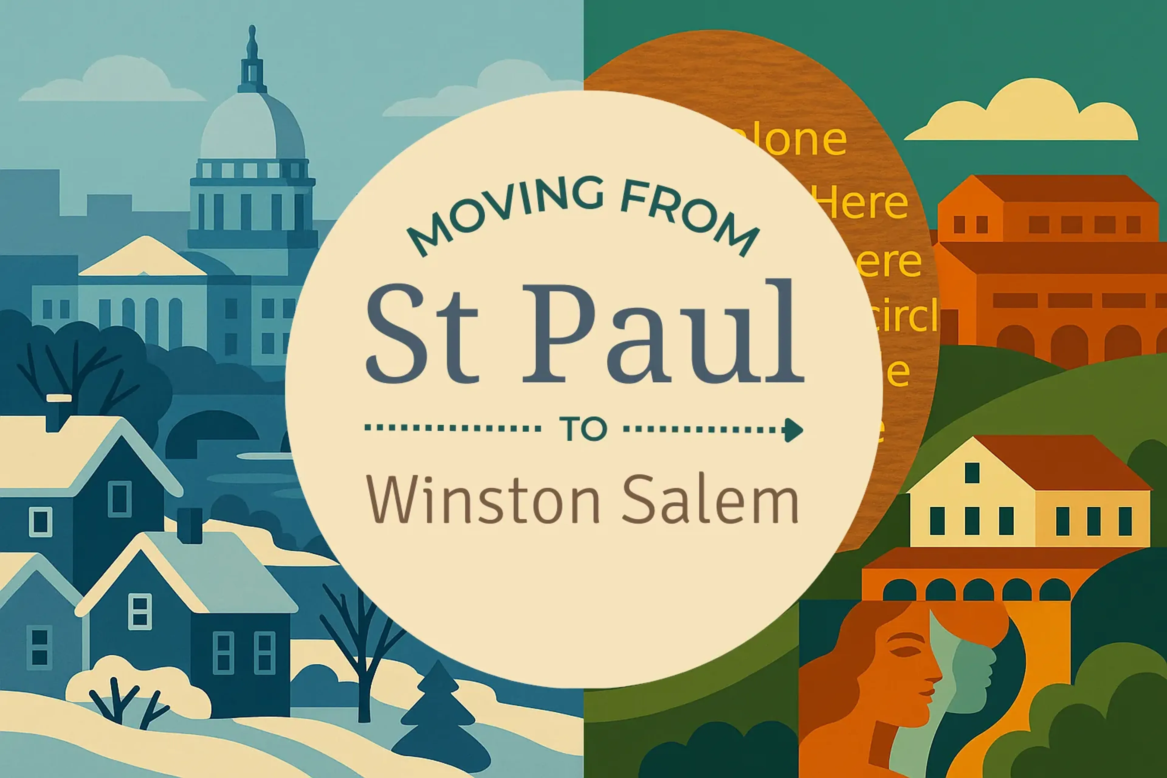 Side-by-side comparison of St. Paul to Winston Salem moving companies