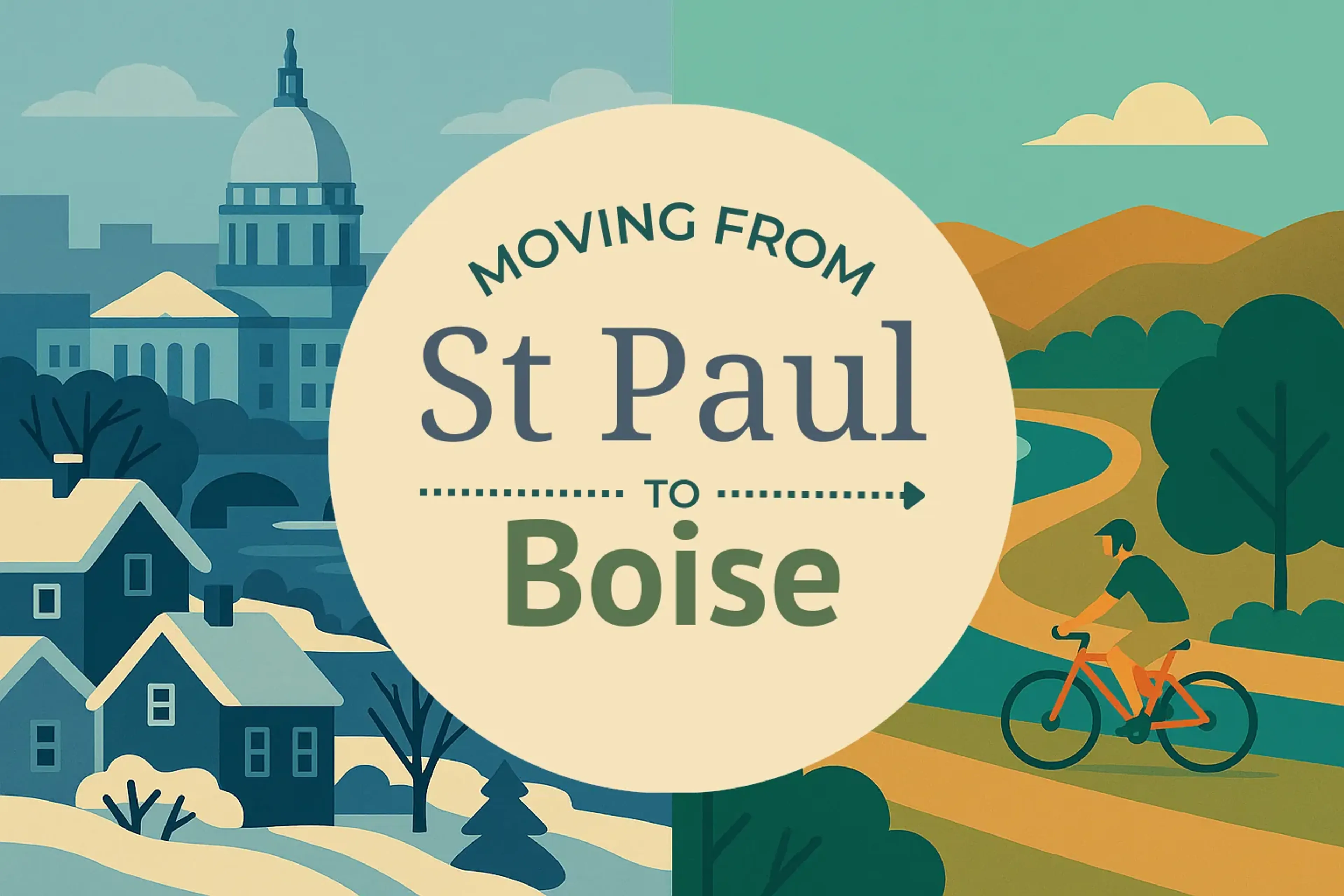 Side-by-side comparison of St. Paul to Boise moving companies