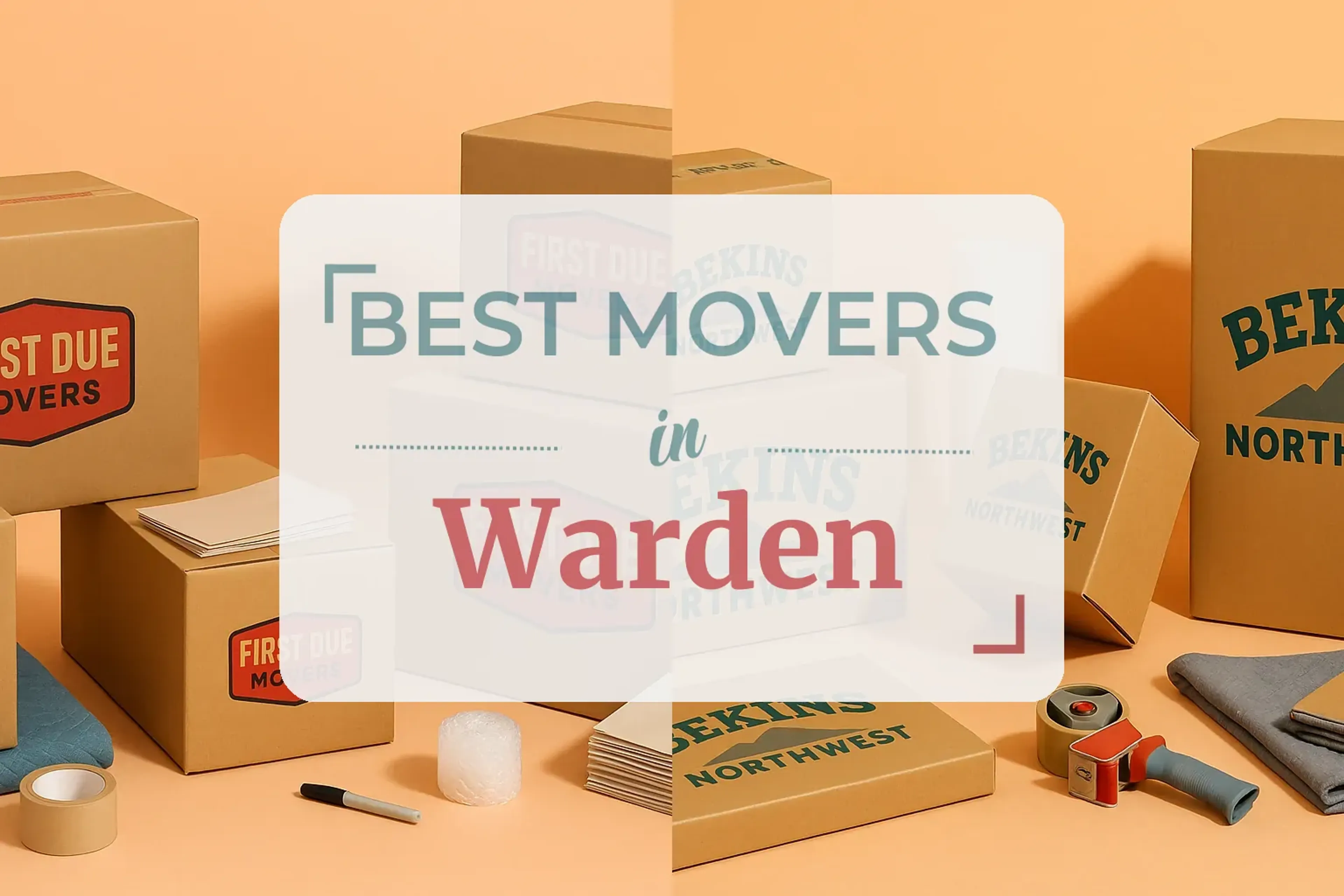 Side-by-side comparison of Warden moving companies