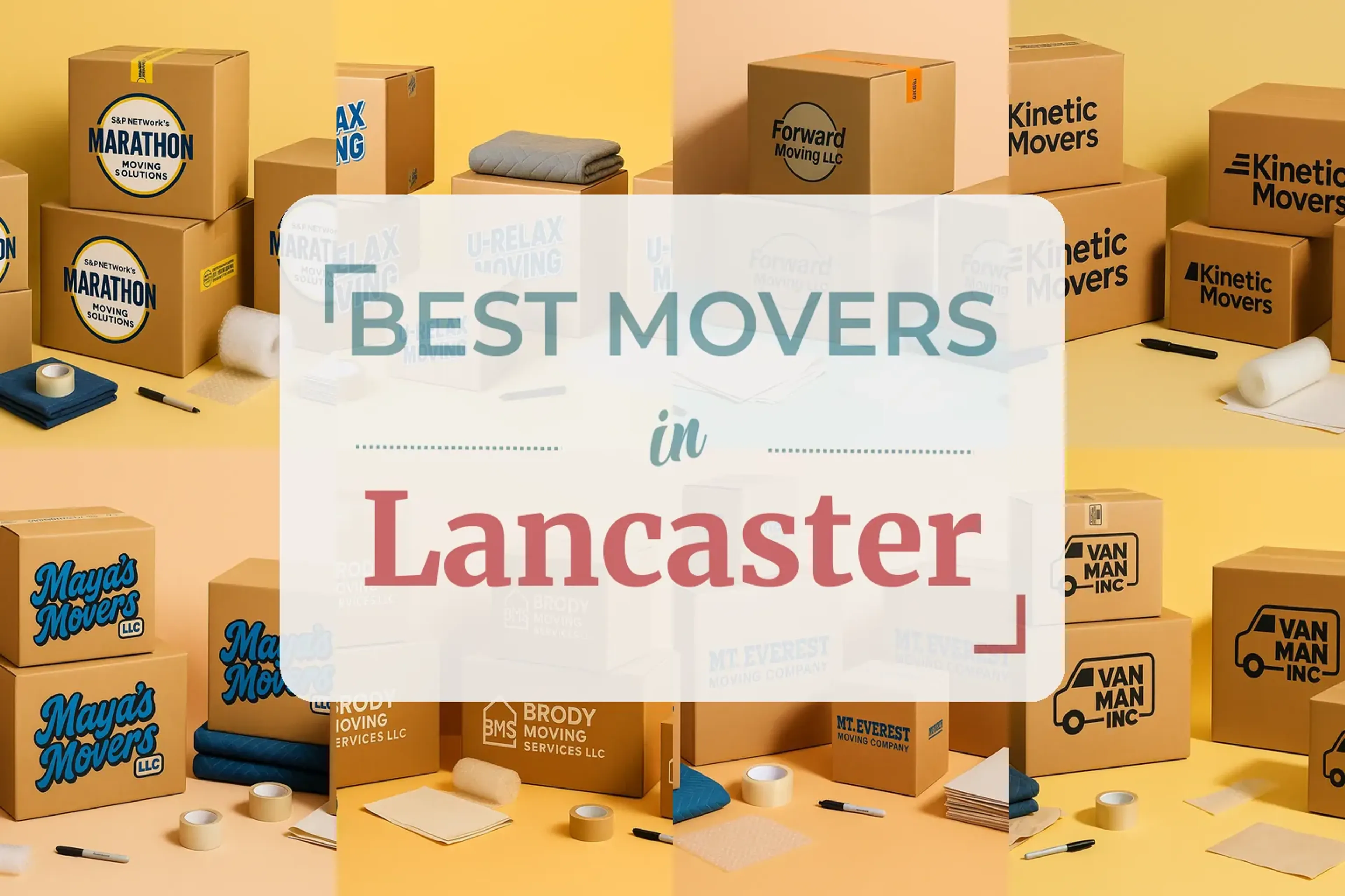 Side-by-side comparison of Lancaster moving companies