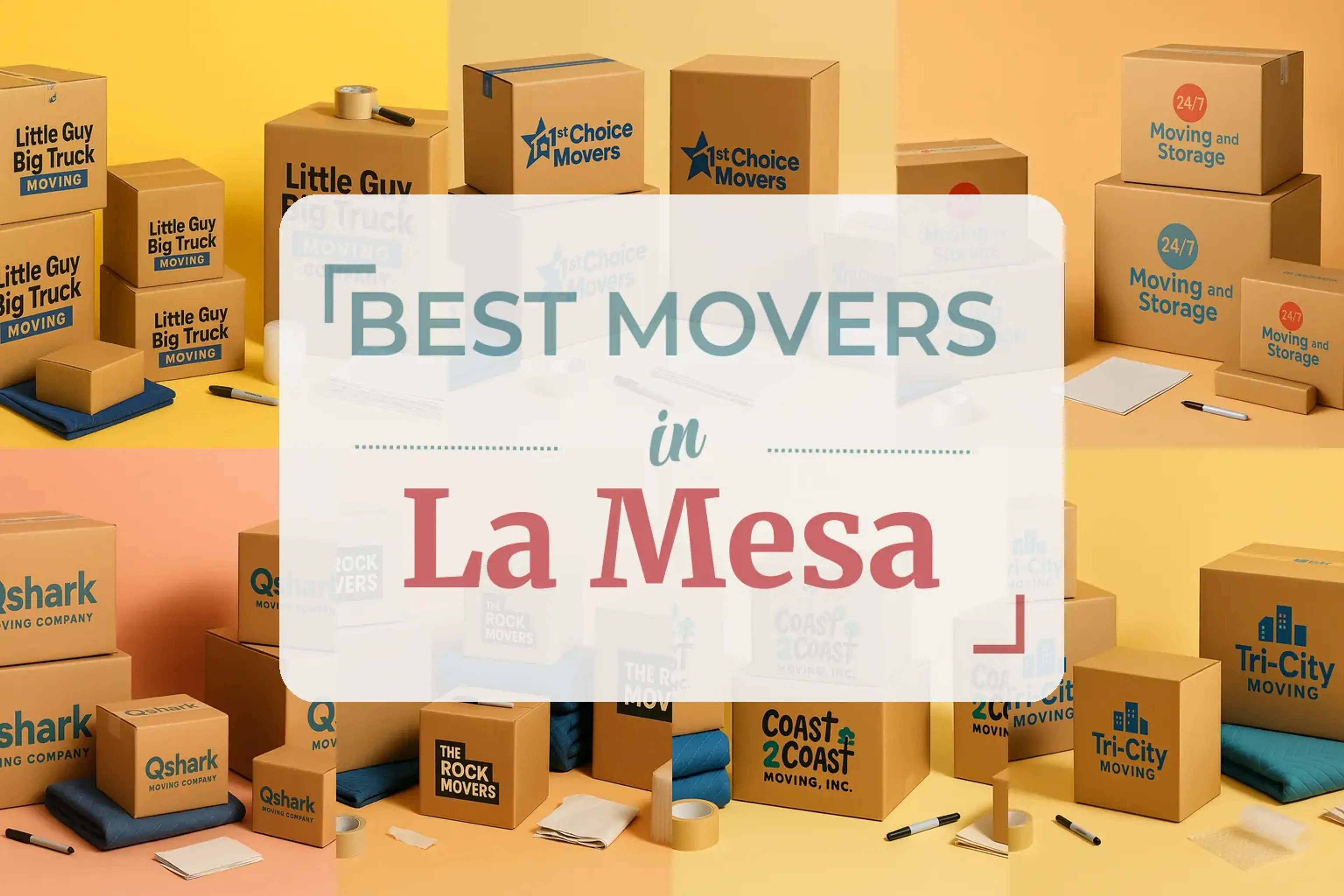 Side-by-side comparison of La Mesa moving companies