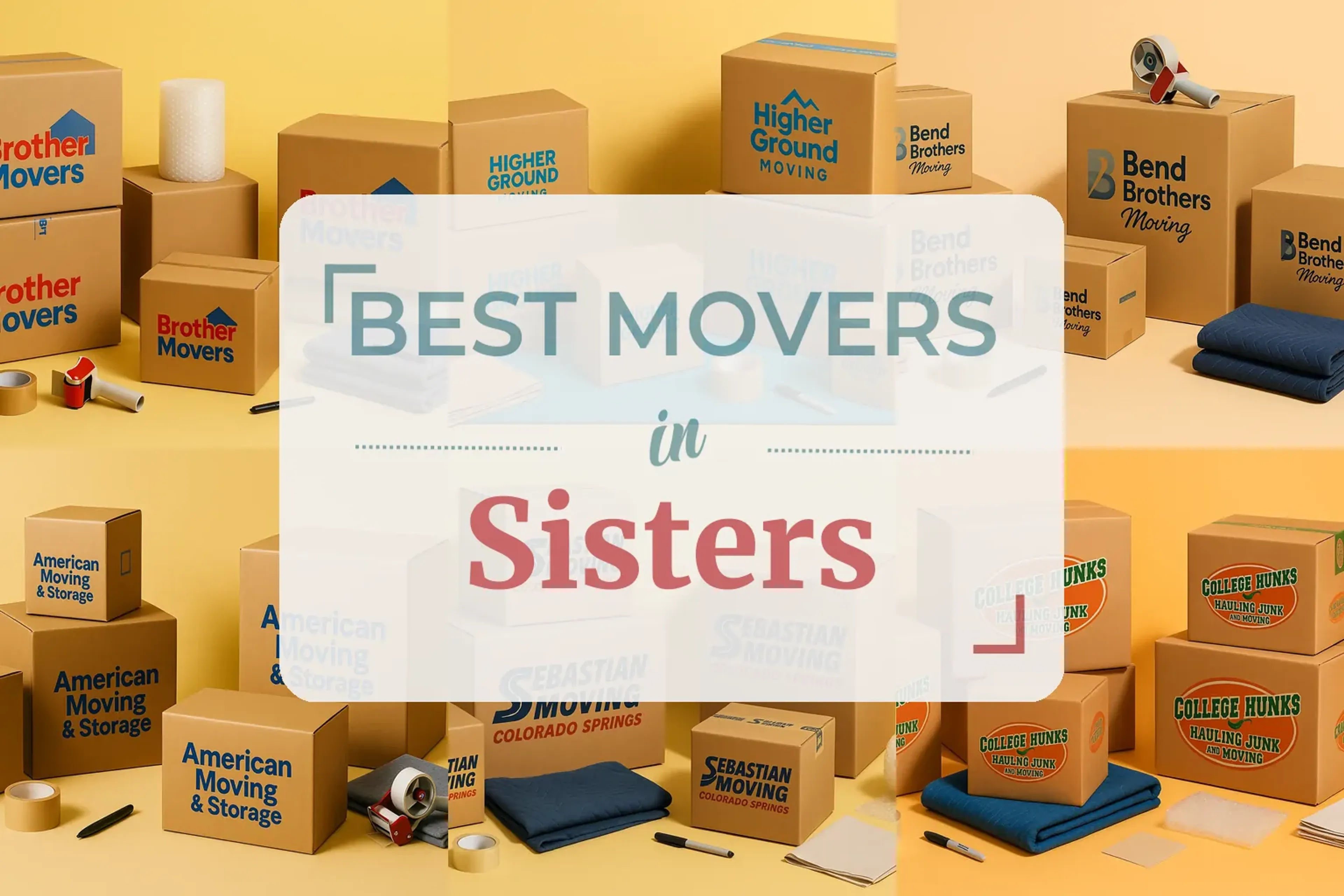 Side-by-side comparison of Sisters moving companies