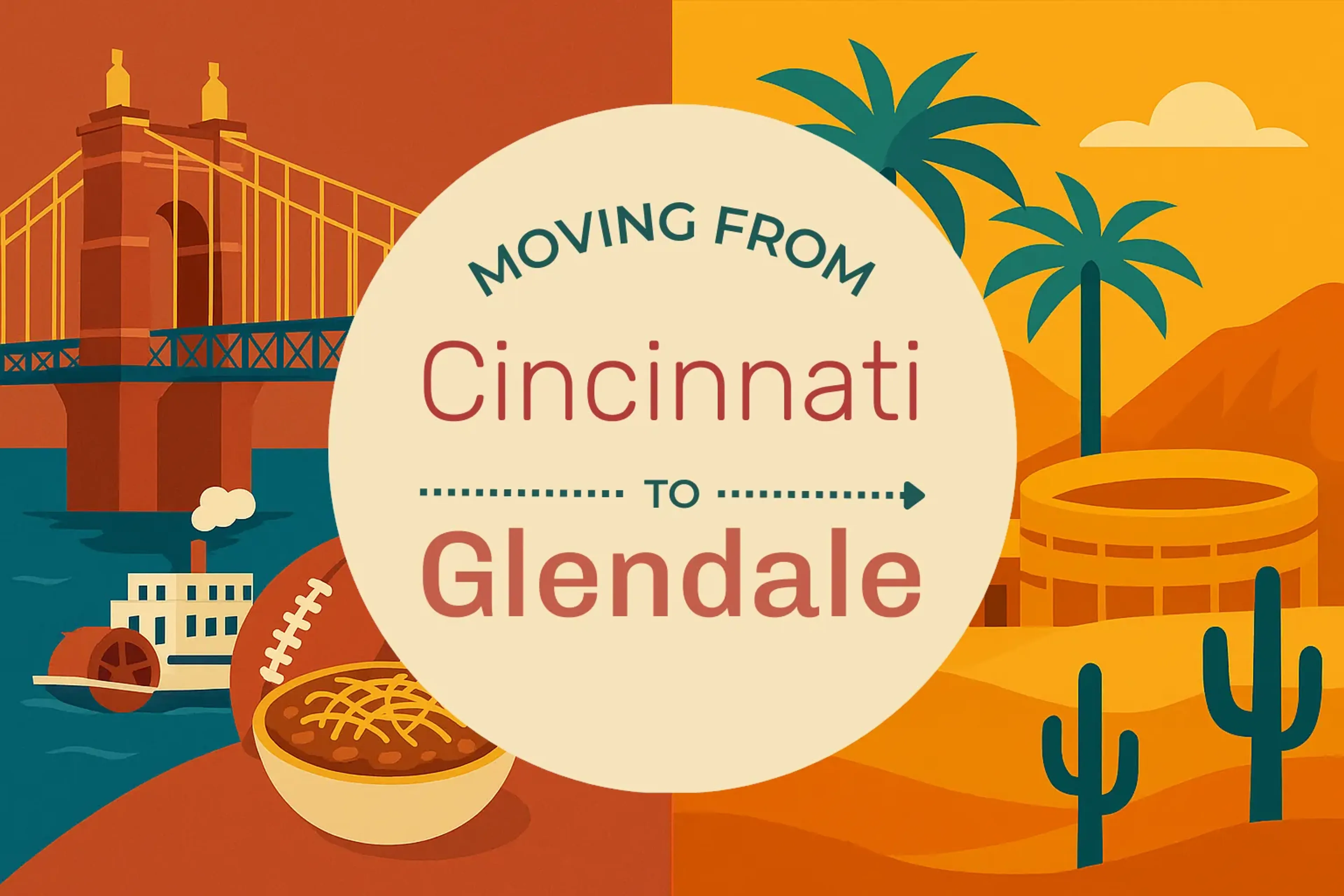 Side-by-side comparison of Cincinnati to Glendale moving companies