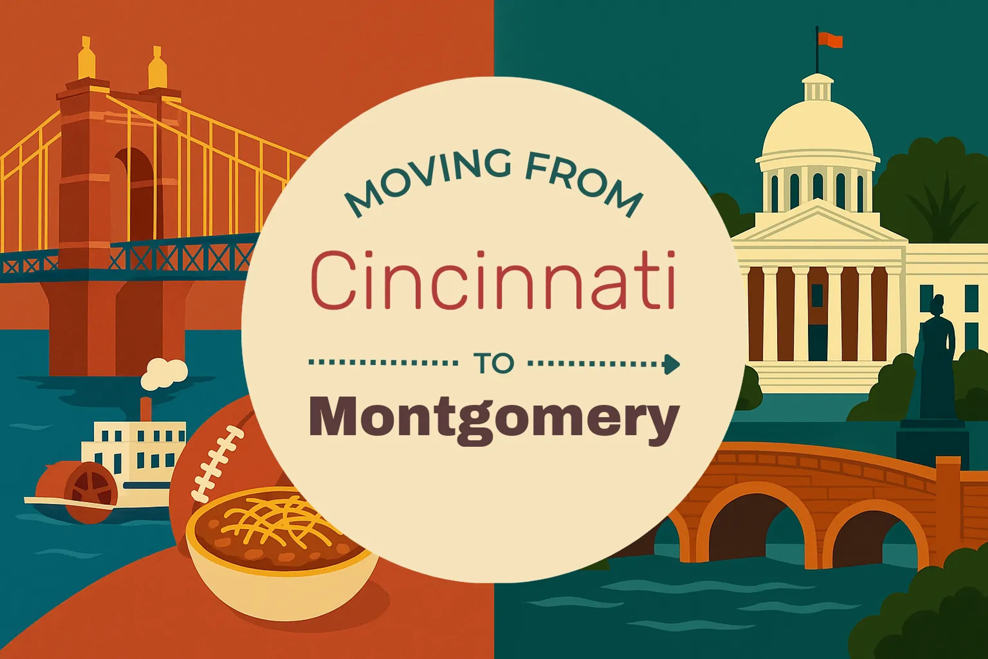 Side-by-side comparison of Cincinnati to Montgomery moving companies