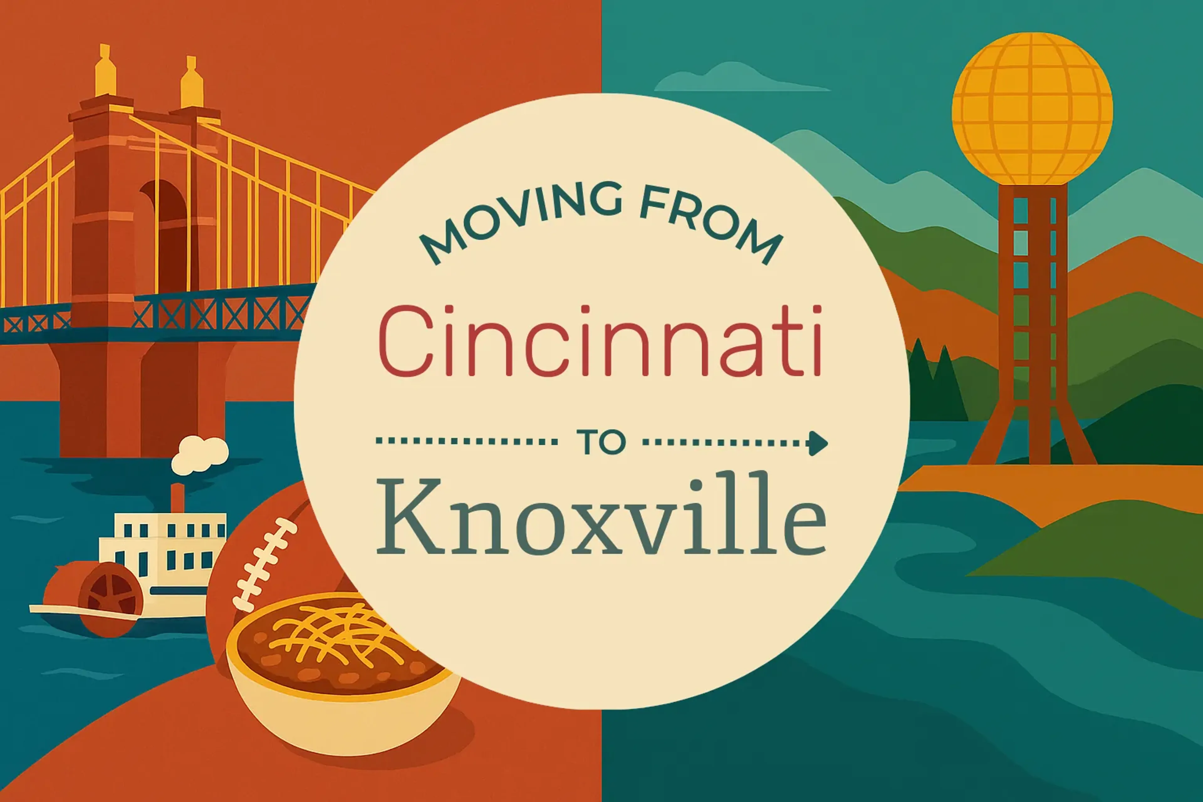 Side-by-side comparison of Cincinnati to Knoxville moving companies