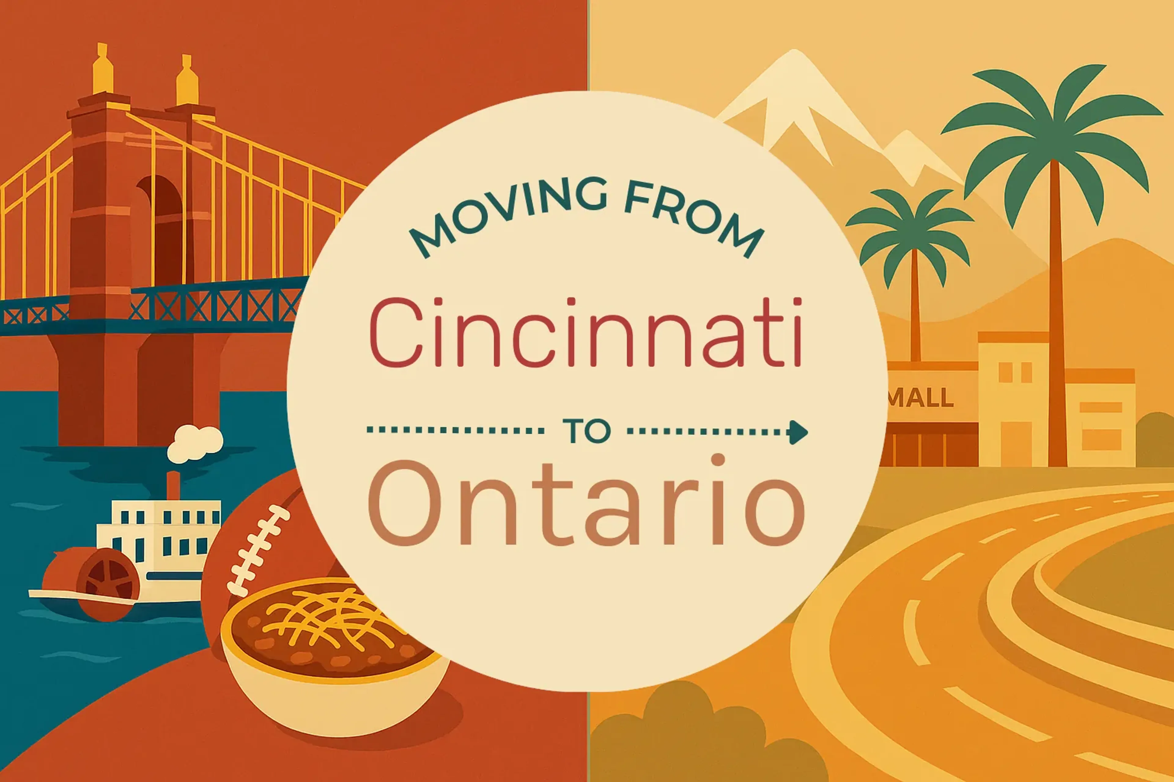 Side-by-side comparison of Cincinnati to Ontario moving companies