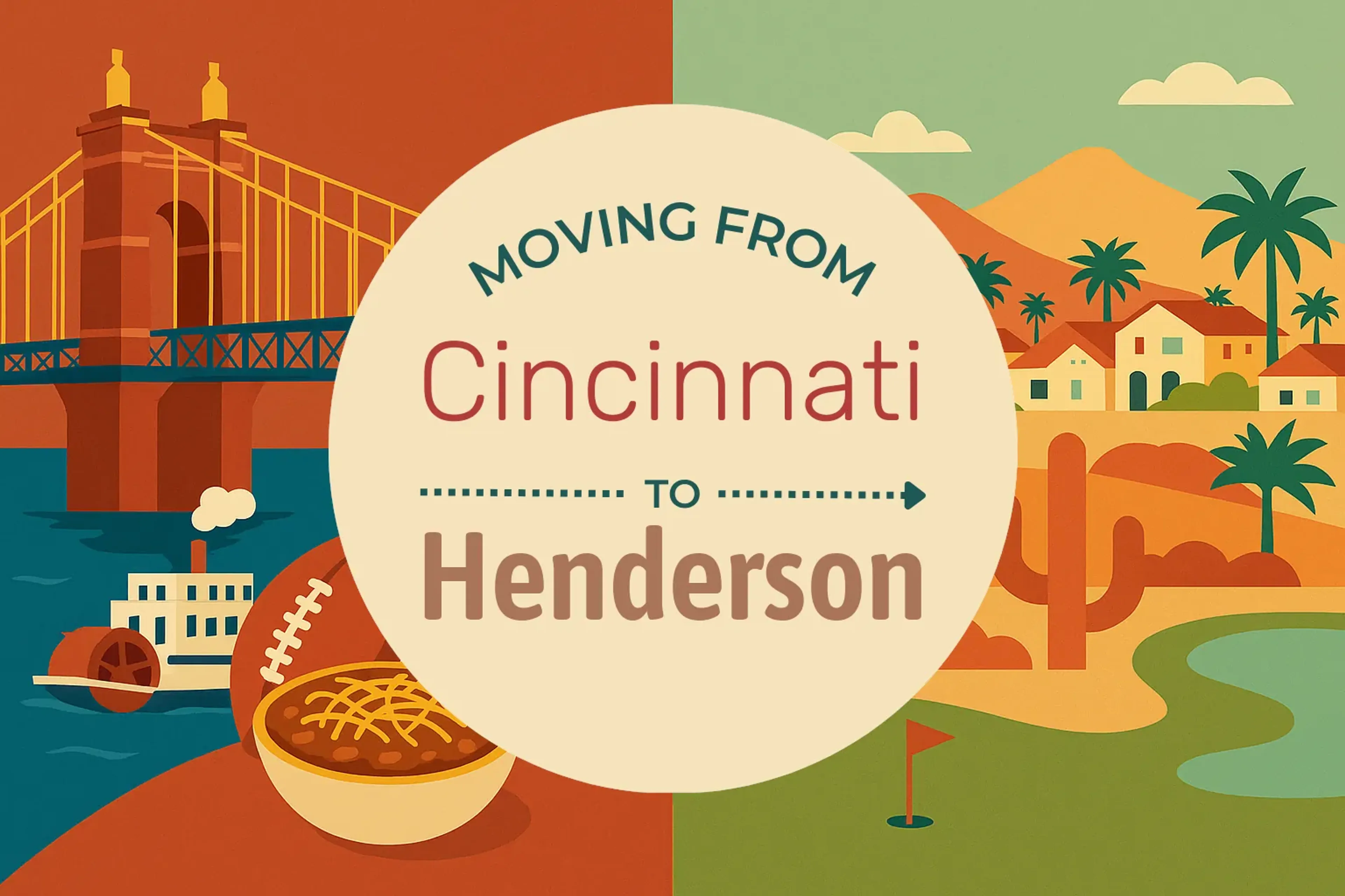 Side-by-side comparison of Cincinnati to Henderson moving companies
