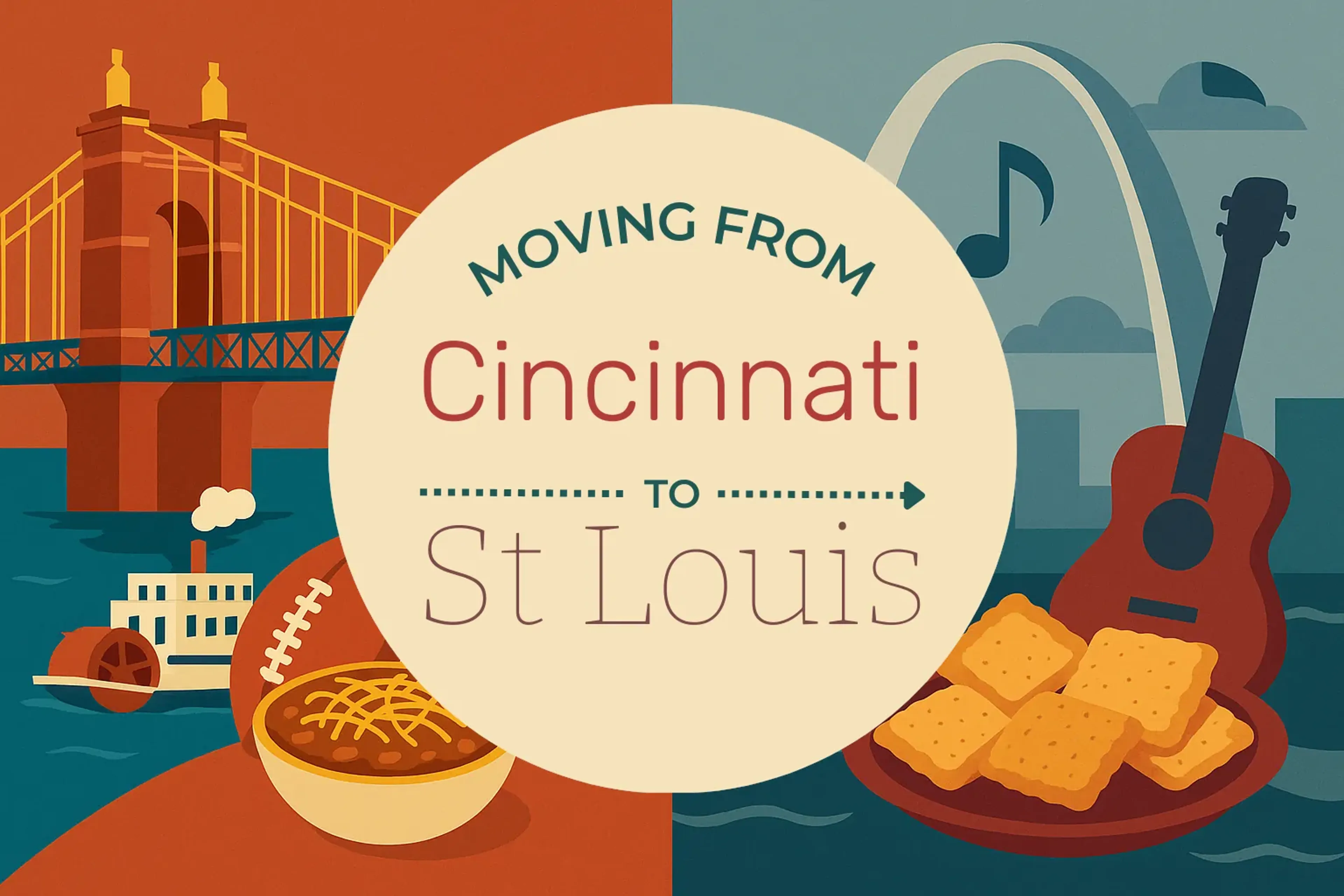 Side-by-side comparison of Cincinnati to St. Louis moving companies