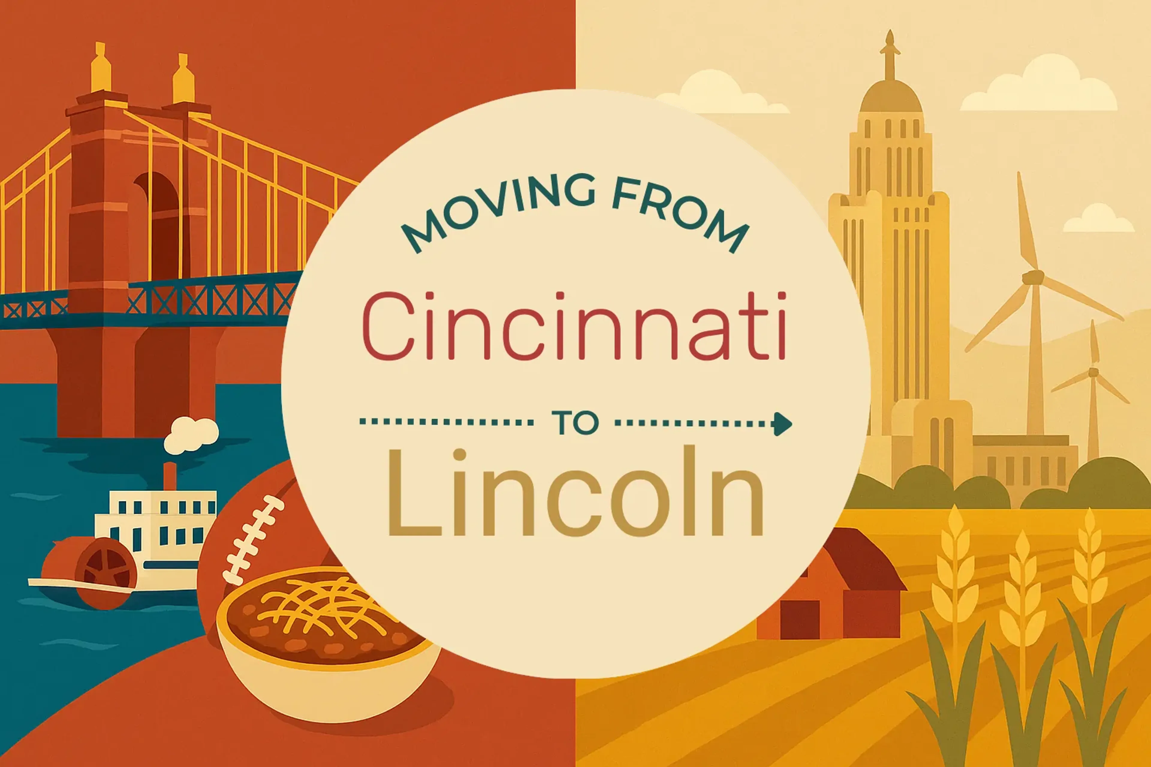 Side-by-side comparison of Cincinnati to Lincoln moving companies