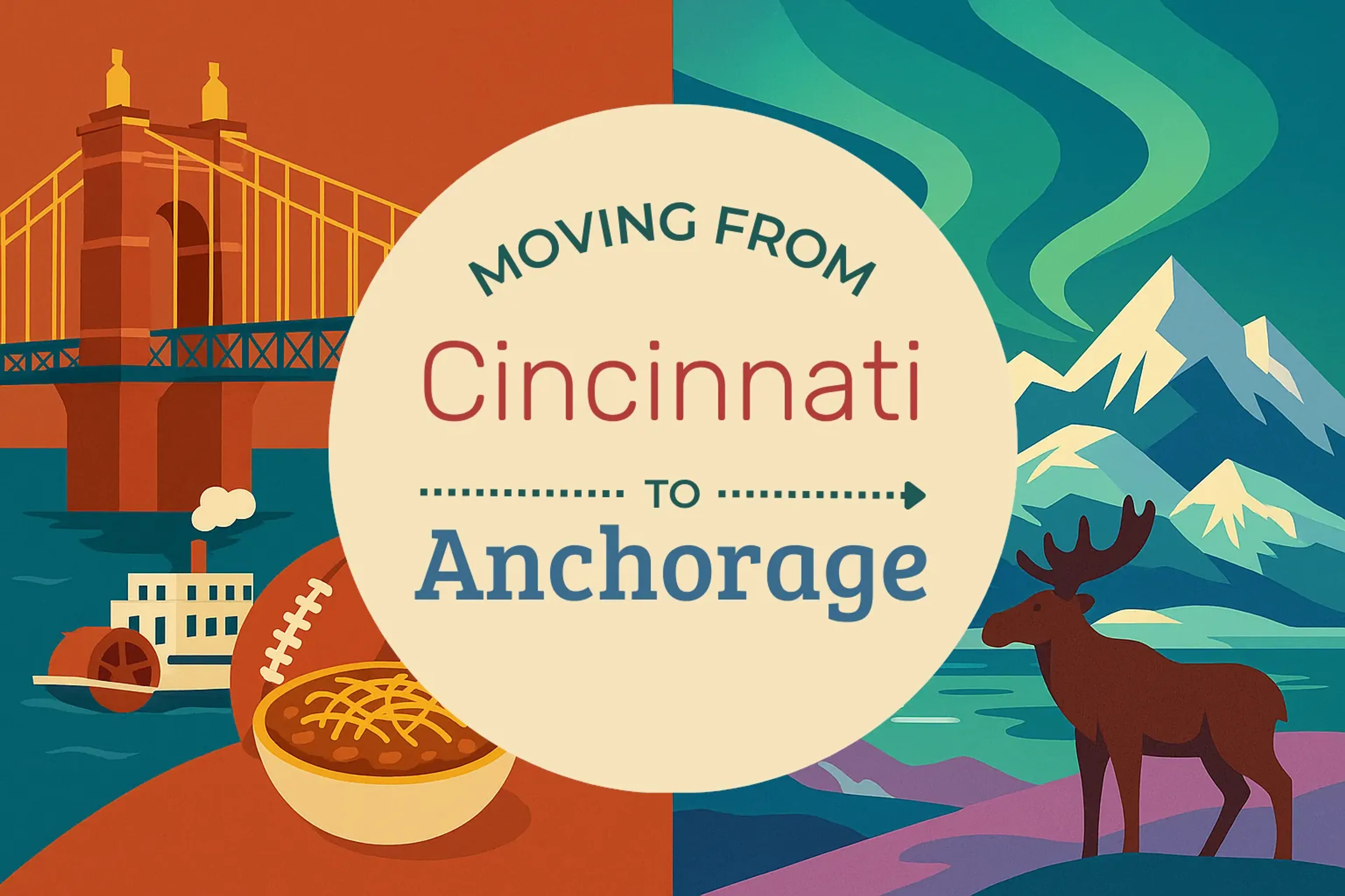 Side-by-side comparison of Cincinnati to Anchorage moving companies