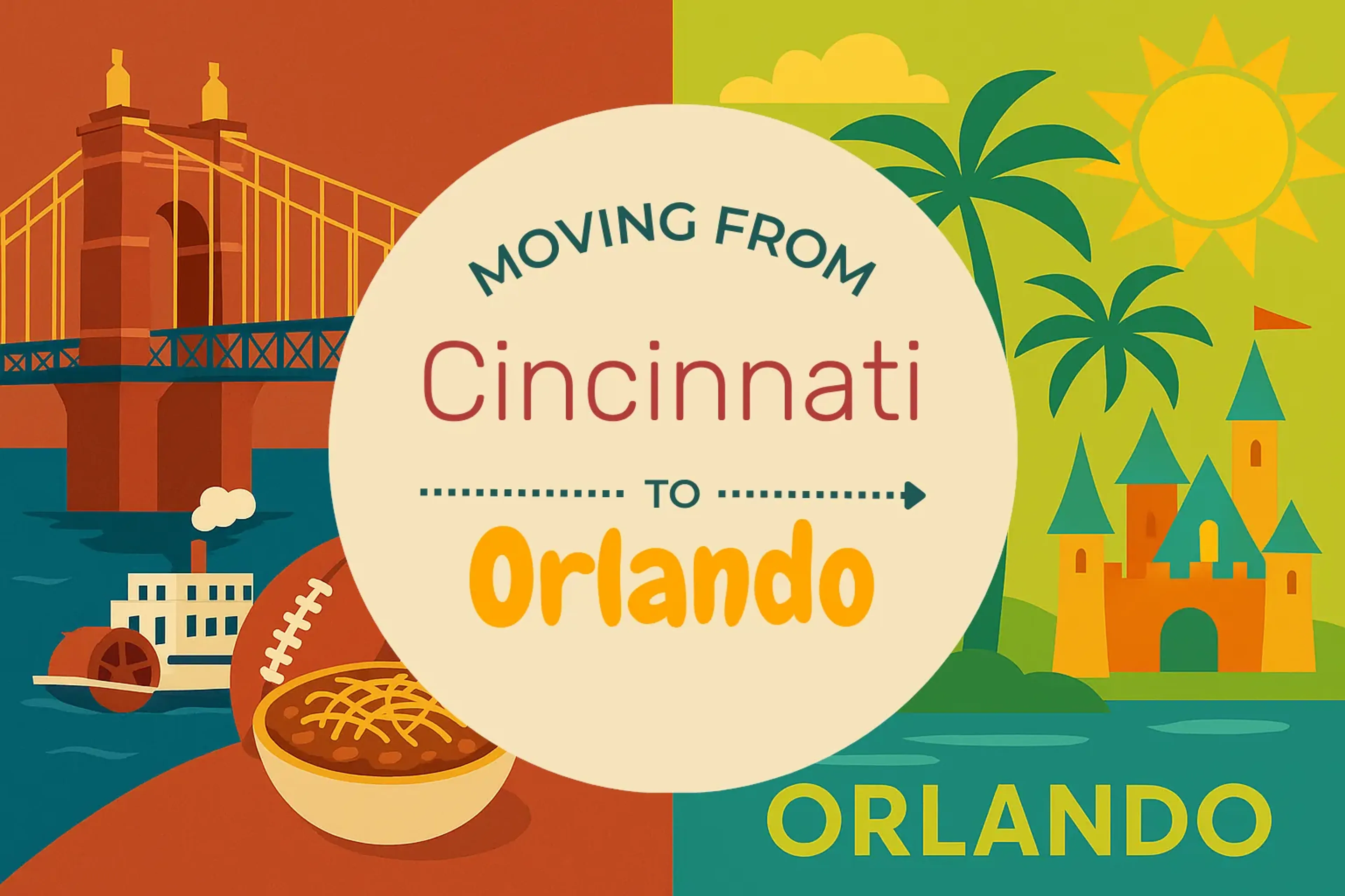 Side-by-side comparison of Cincinnati to Orlando moving companies