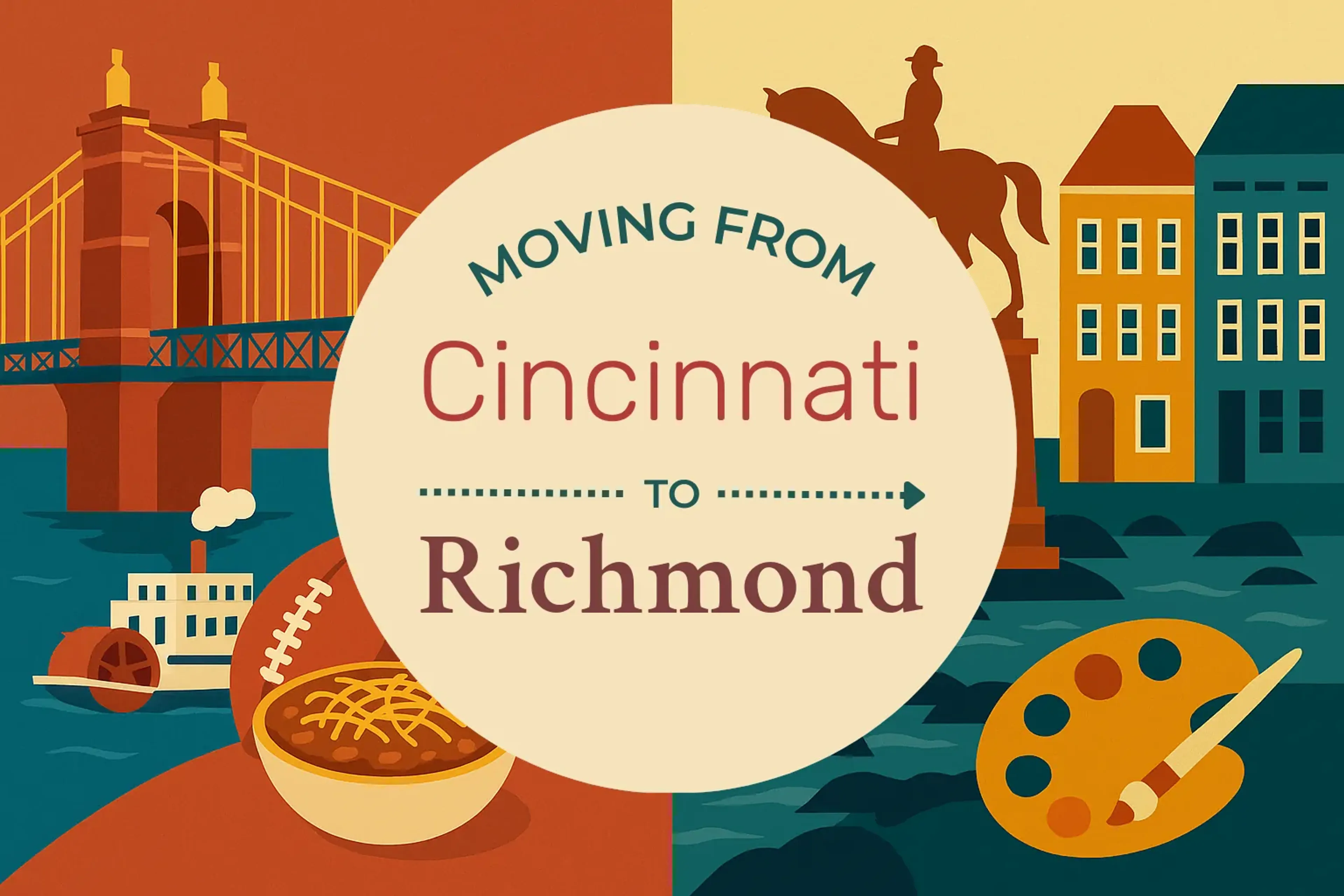 Side-by-side comparison of Cincinnati to Richmond moving companies
