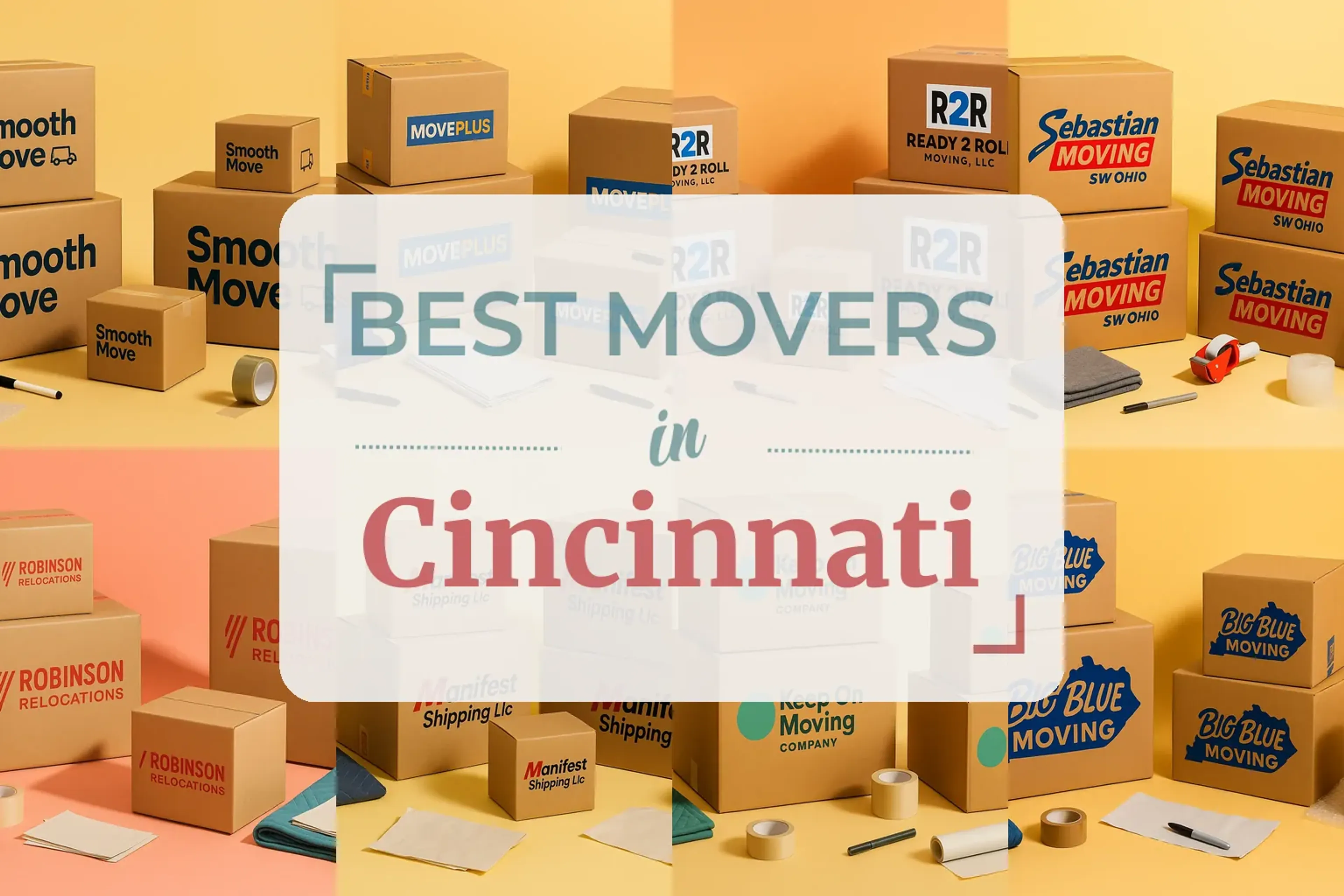 Side-by-side comparison of Cincinnati moving companies