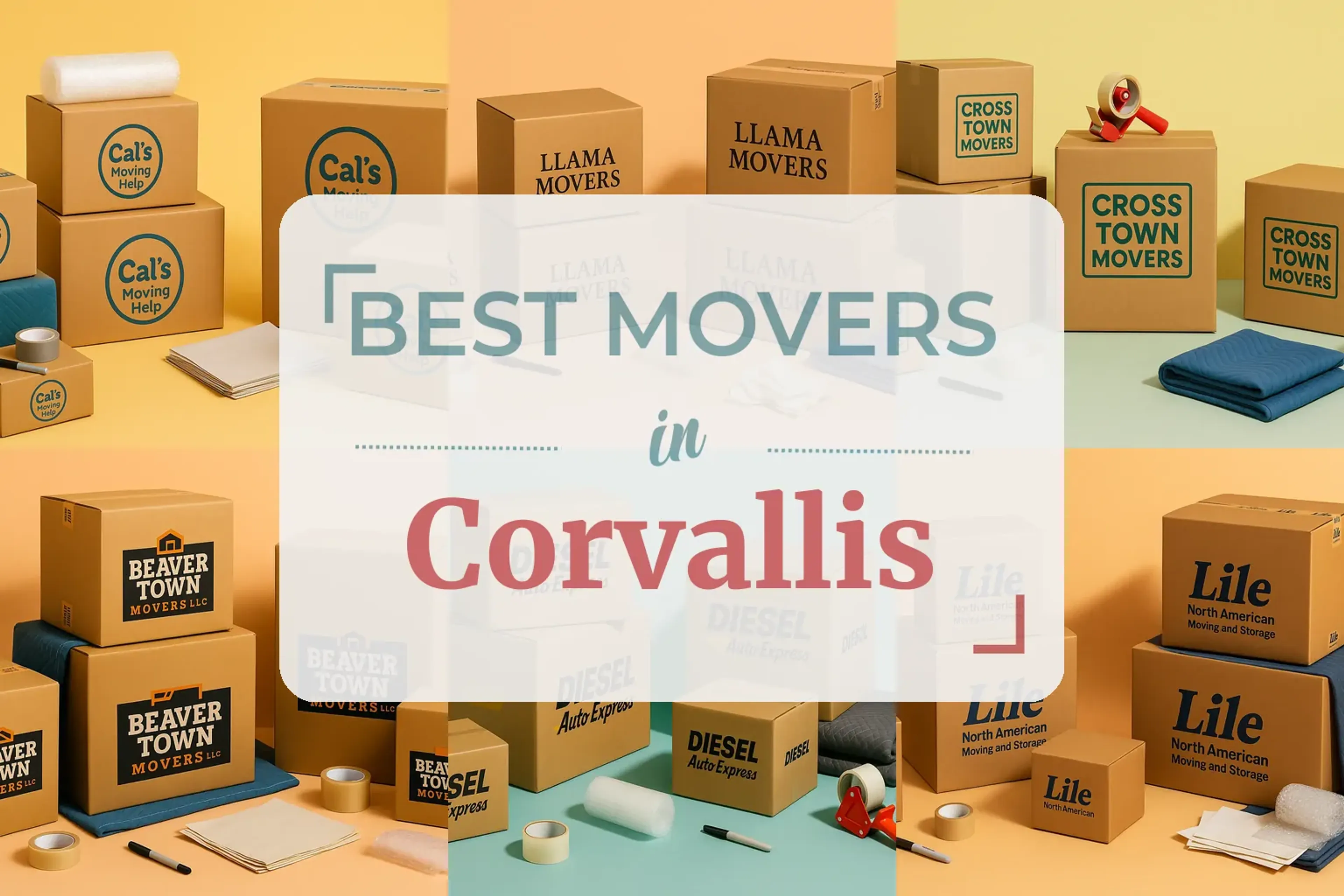 Side-by-side comparison of Corvallis moving companies