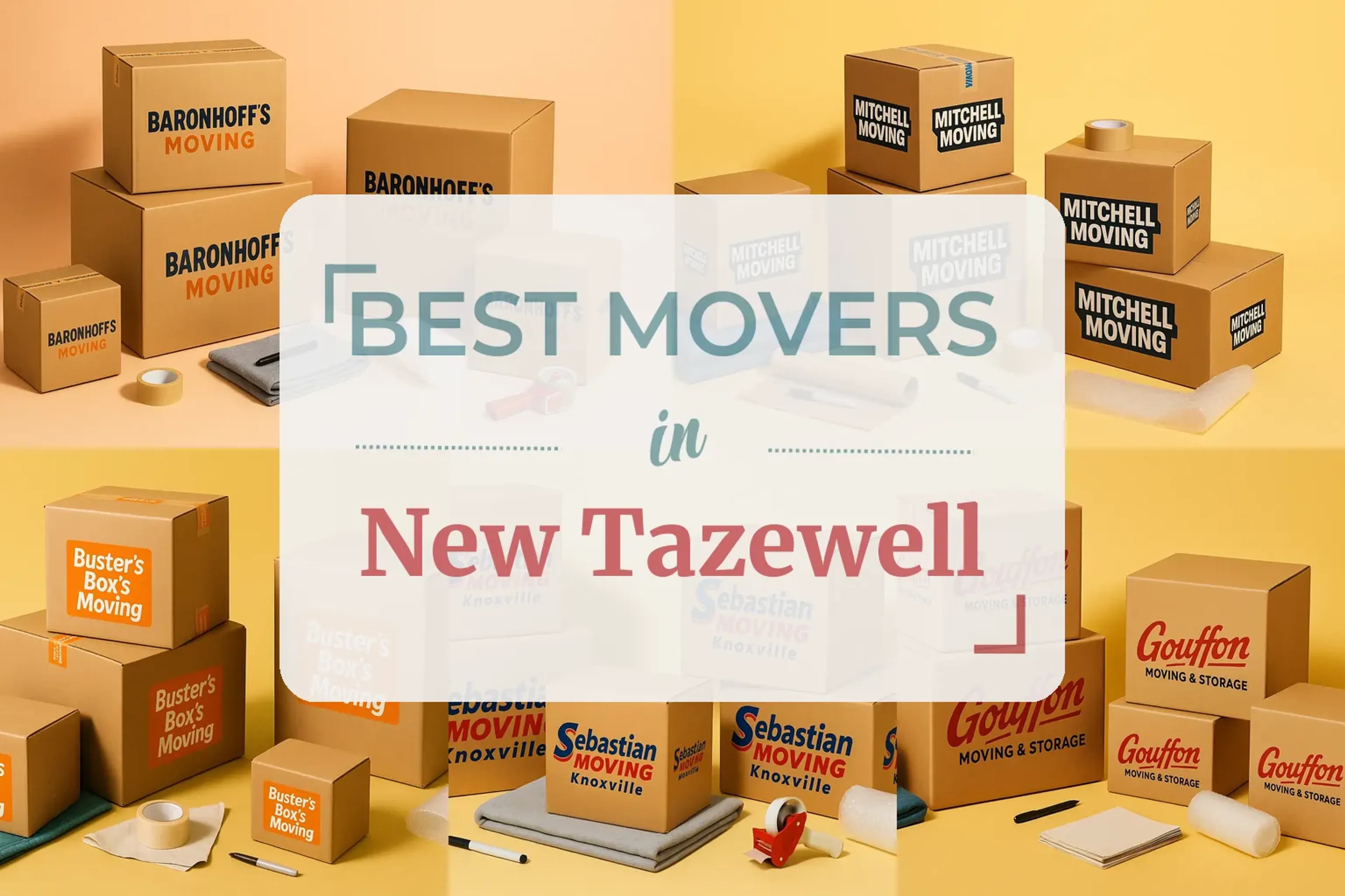 Side-by-side comparison of New Tazewell moving companies