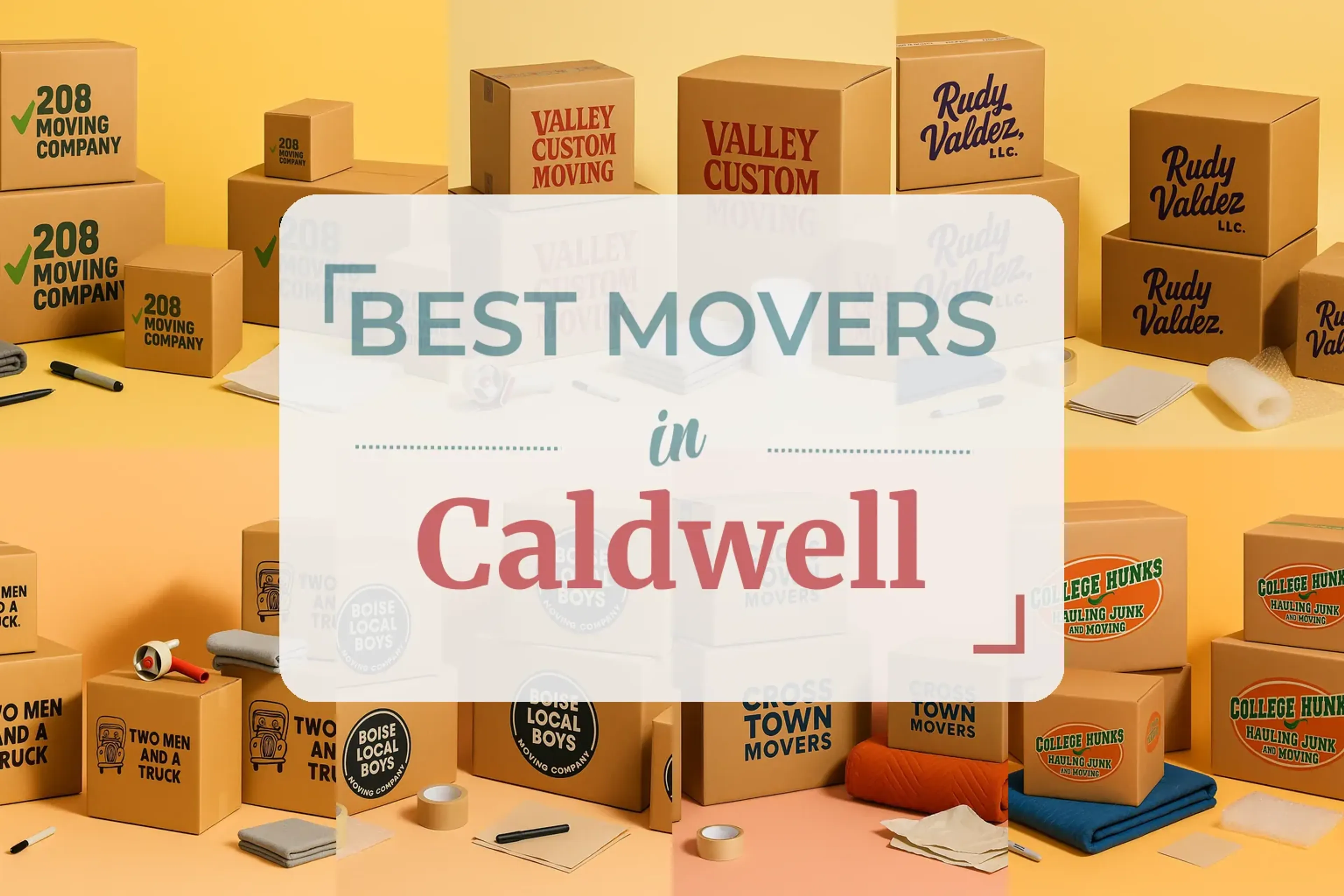 Side-by-side comparison of Caldwell moving companies